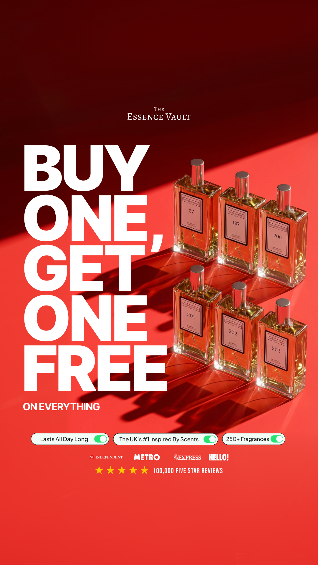 The Essence Vault Facebook ad