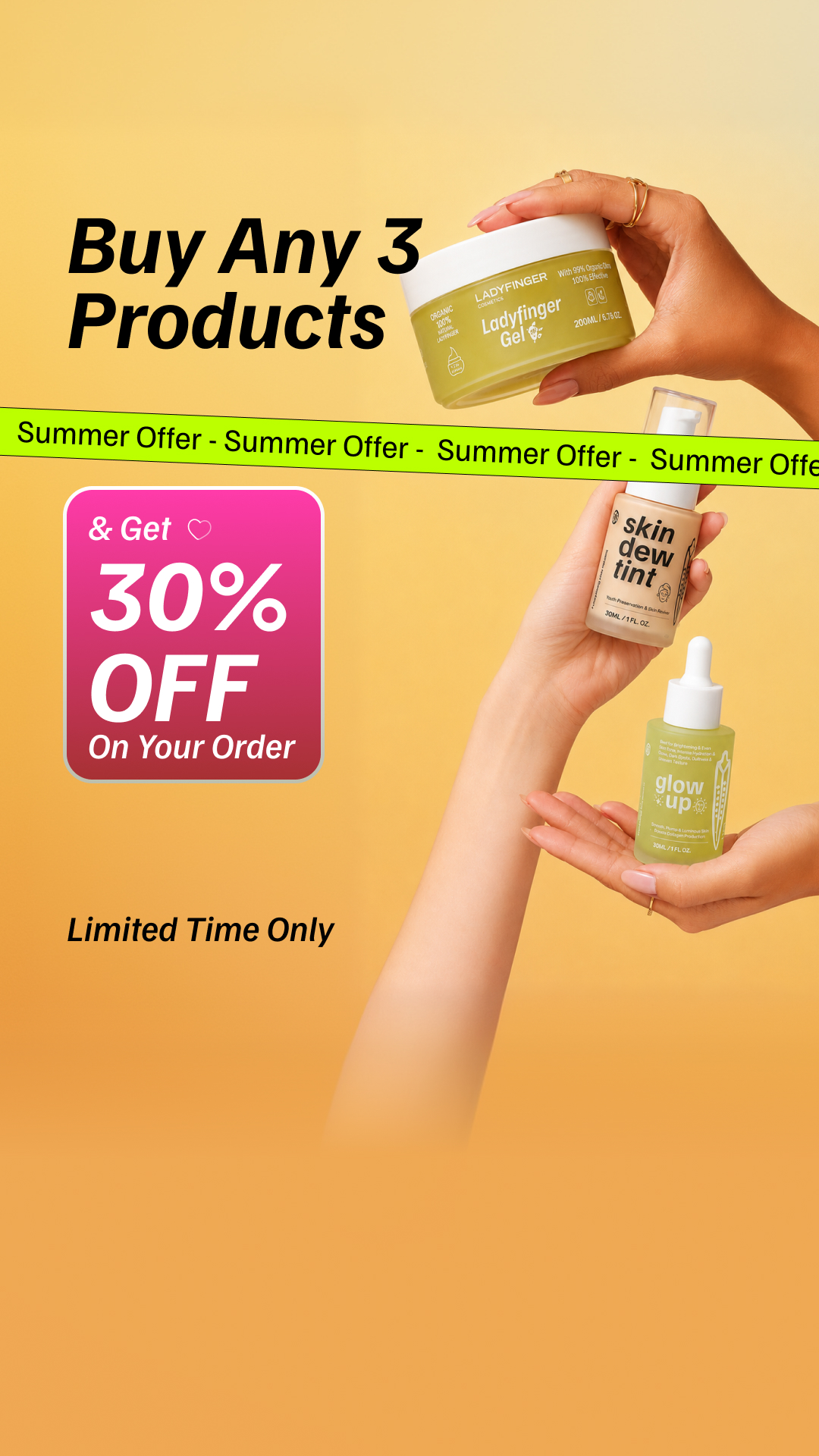 Ladyfinger Cosmetics Facebook ad
