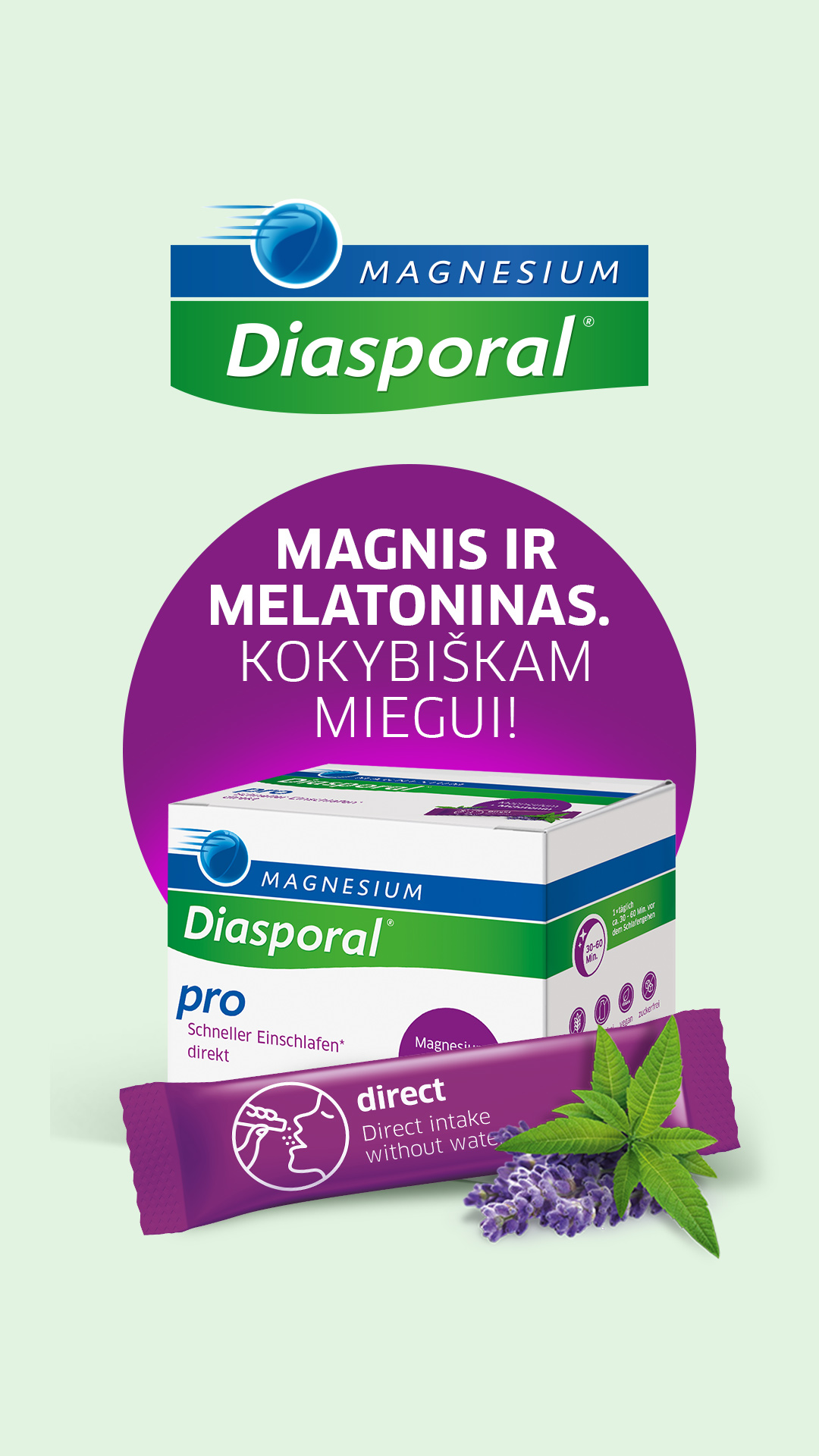 Magnesium Diasporal Lietuva Facebook ad: Magnesium Diasporal Pro miegui