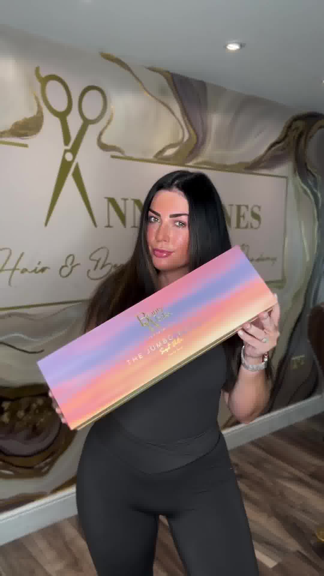 Beauty Works Luxury Hair Extensions Facebook ad from Jul 1, 2025