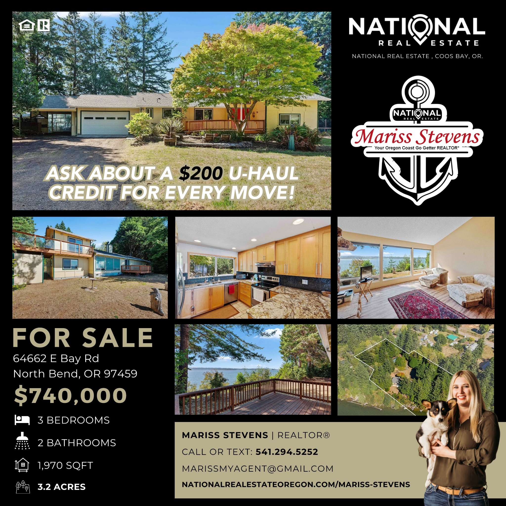 Move with Mariss, Oregon Coast Real Estate Agent Facebook ad: Mariss Stevens - Oregon National Real Estate