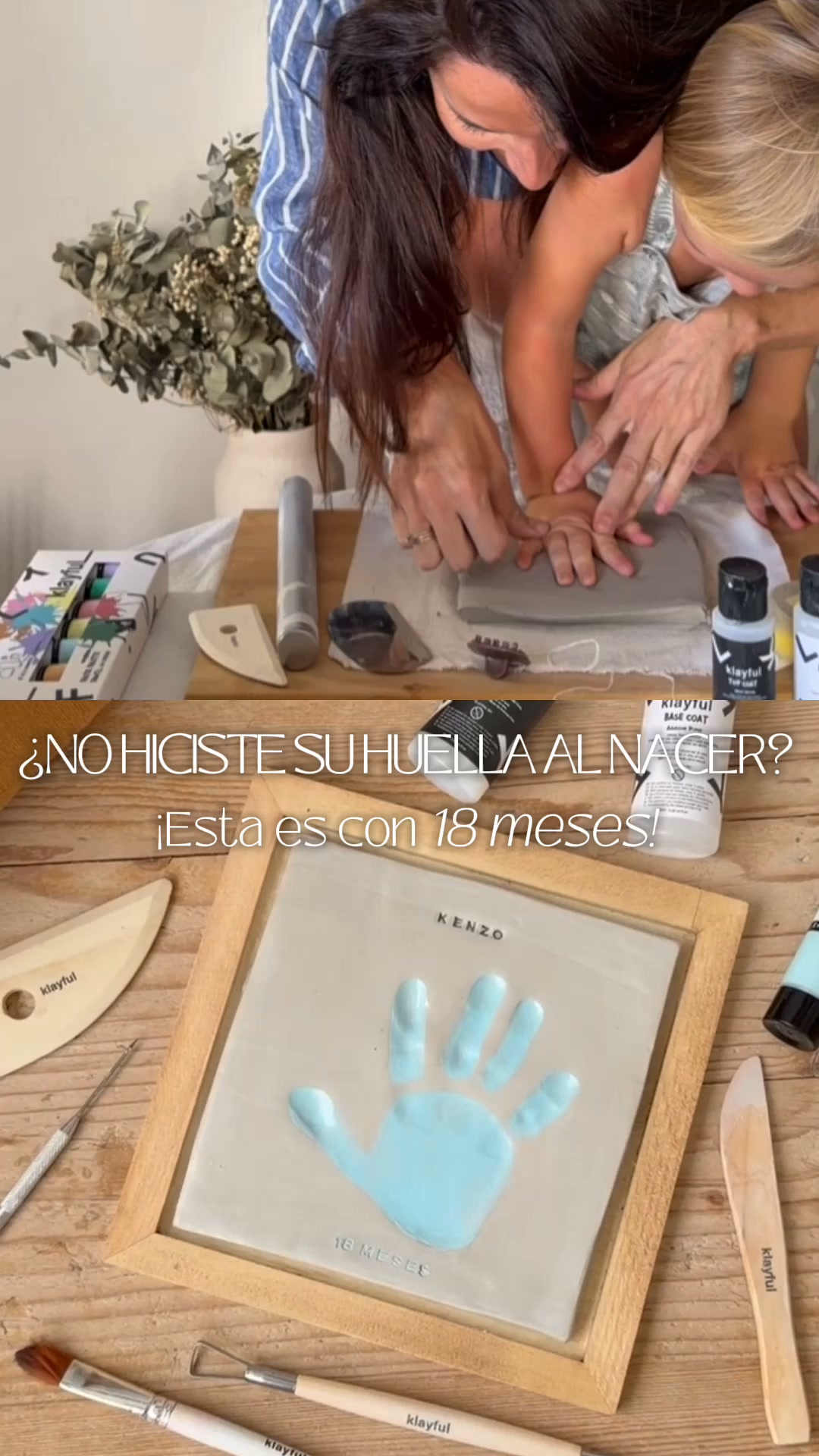 Klayful Store Facebook ad: Nunca es tarde para su huellita