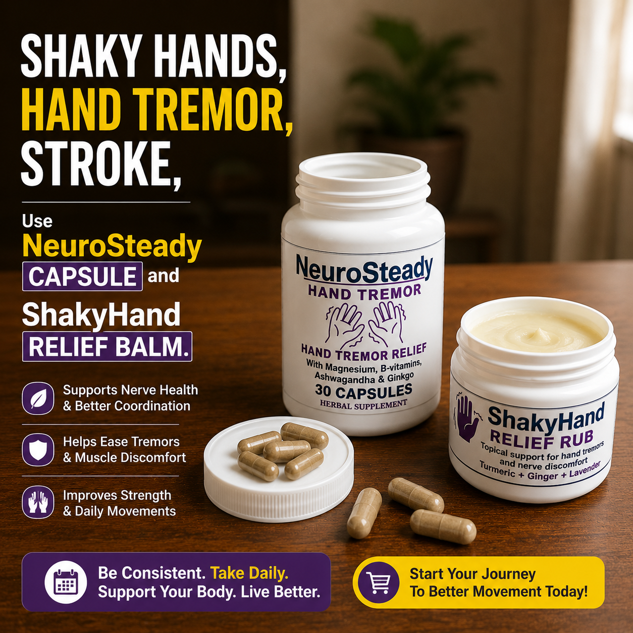 Herbal Solutions For All Facebook ad: NATURAL SOLUTION FOR TREMORS AND STROKE