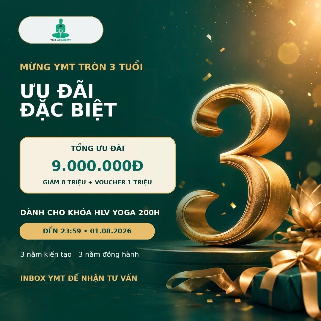 Học Viện YMT - Đào Tạo Huấn Luyện Viên Yoga Facebook ad