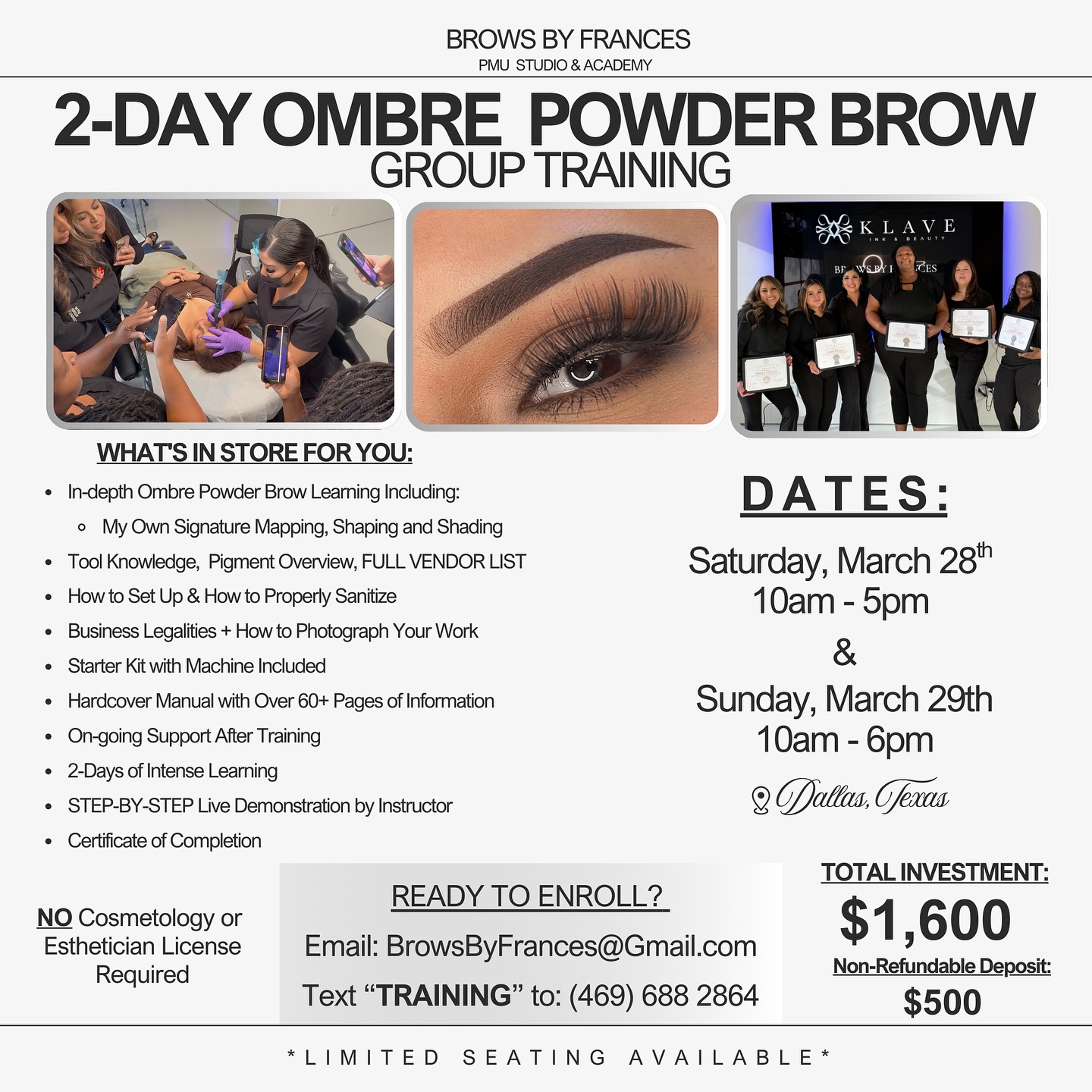 BROWS By Frances Facebook ad