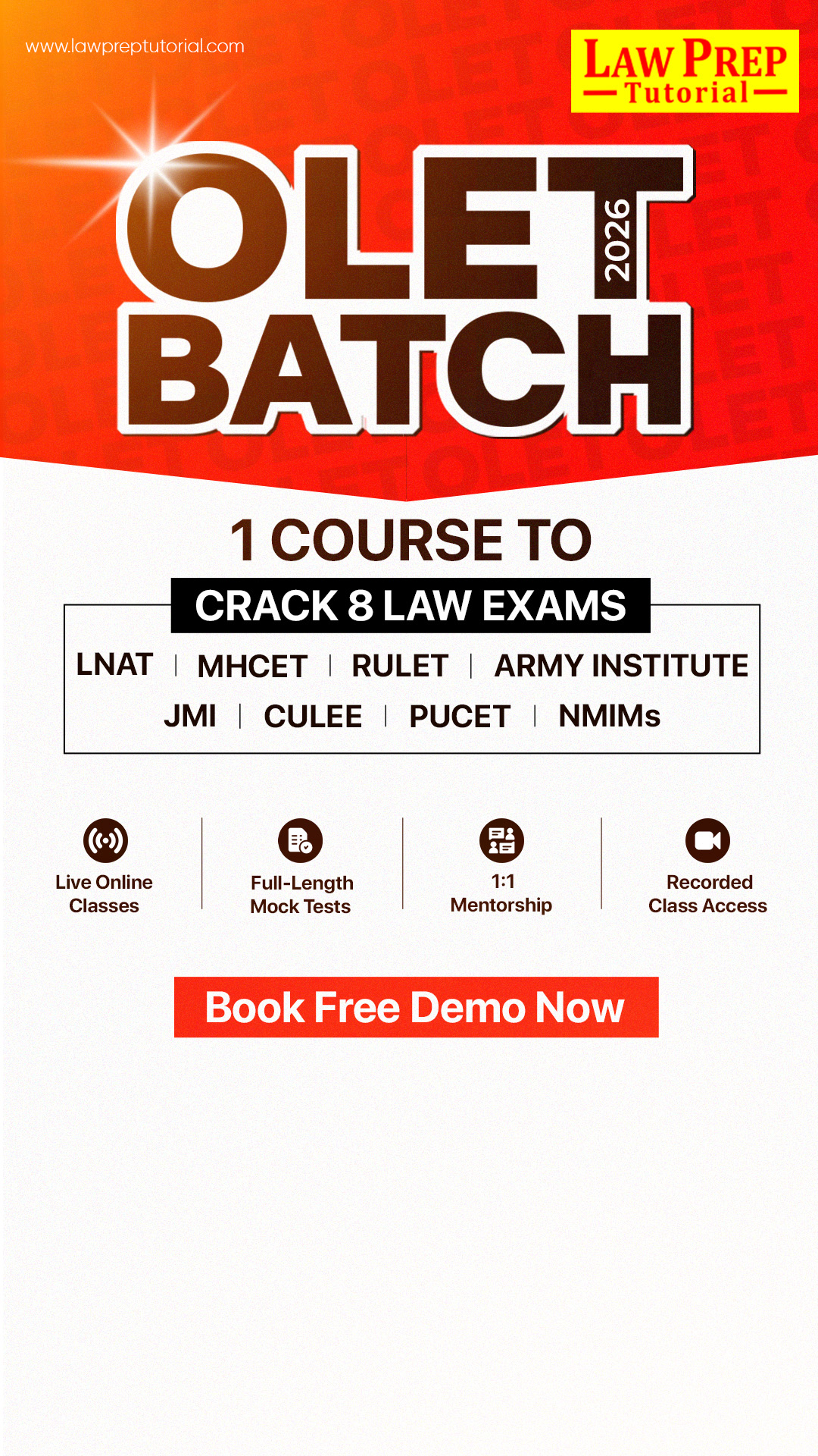 Law Prep Tutorial Facebook ad