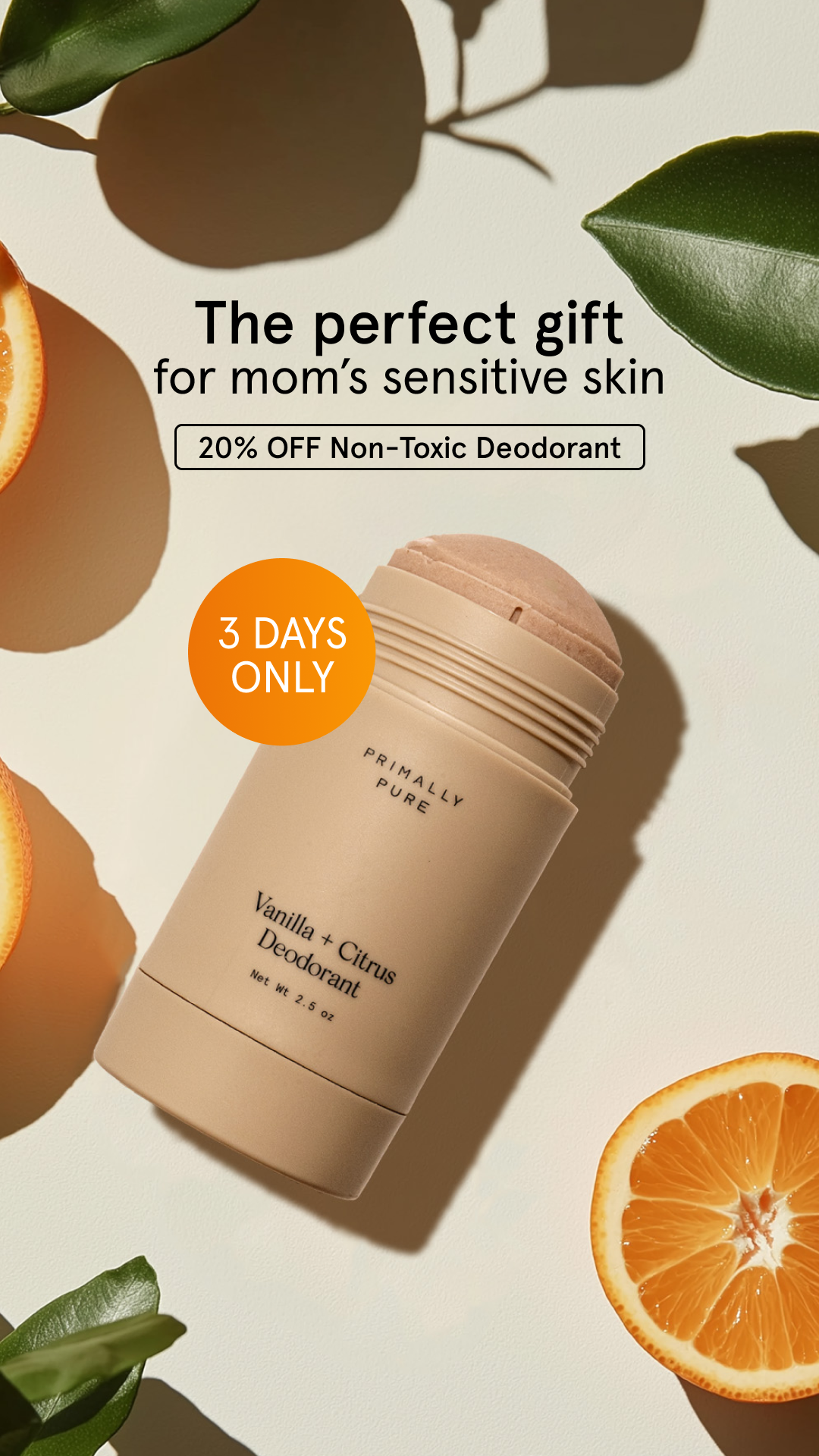 Primally Pure Skincare Facebook ad