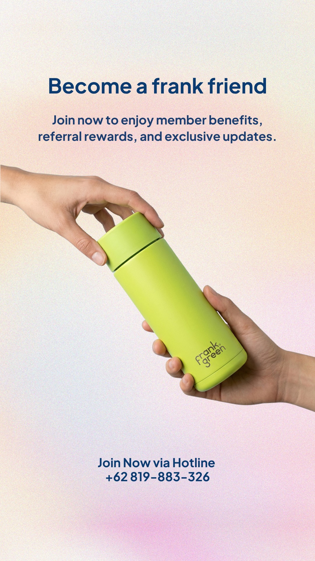 frank green Indonesia Facebook ad from Apr 9, 2026
