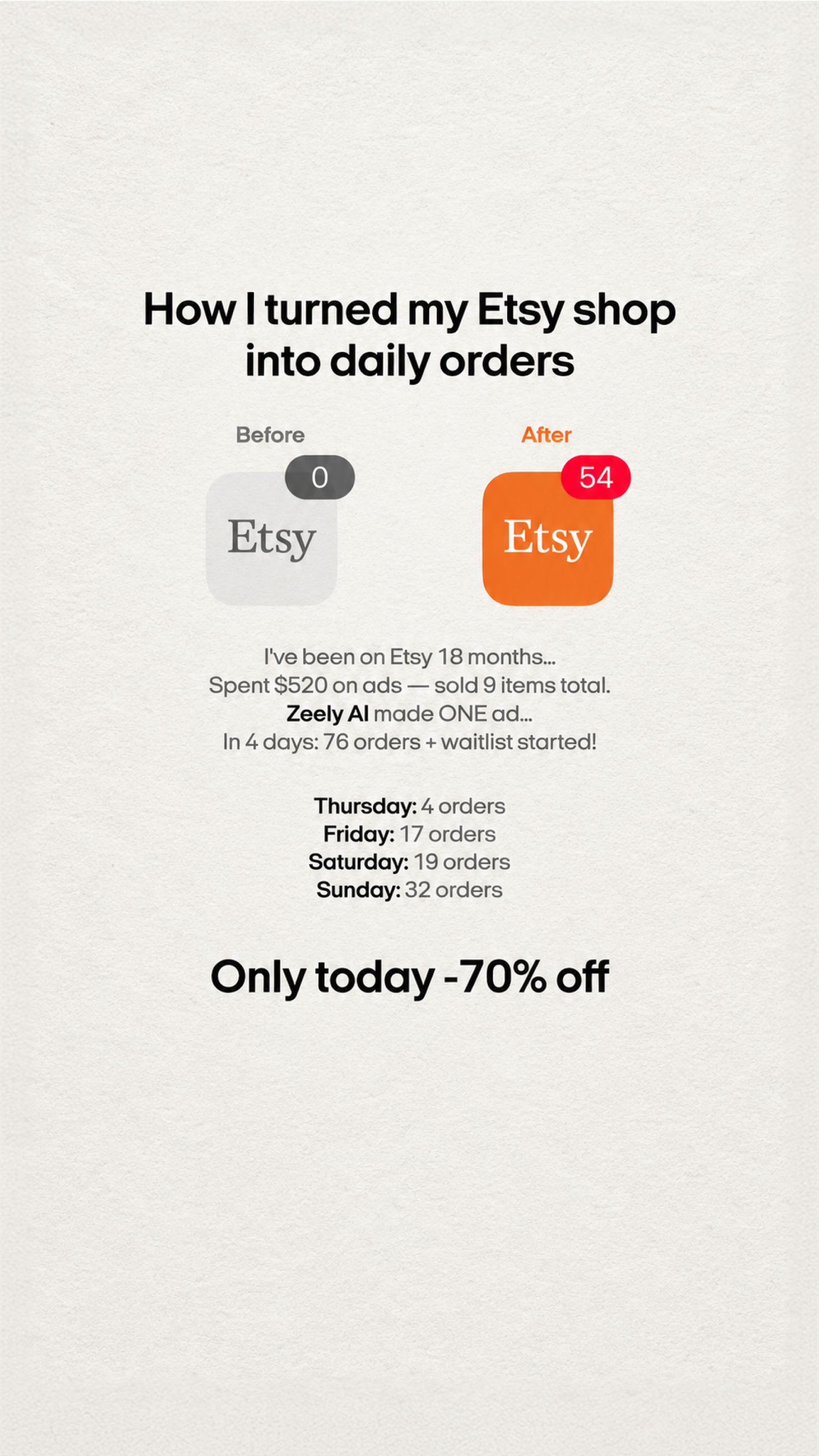 Zeely Facebook ad