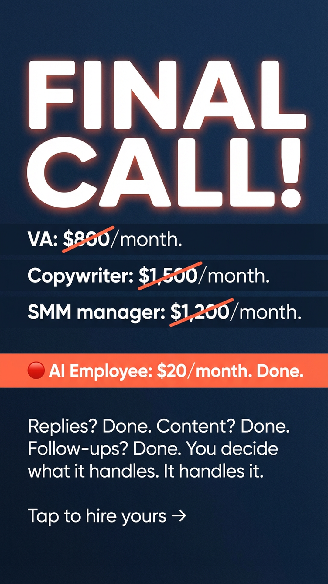 Practical AI Facebook ad