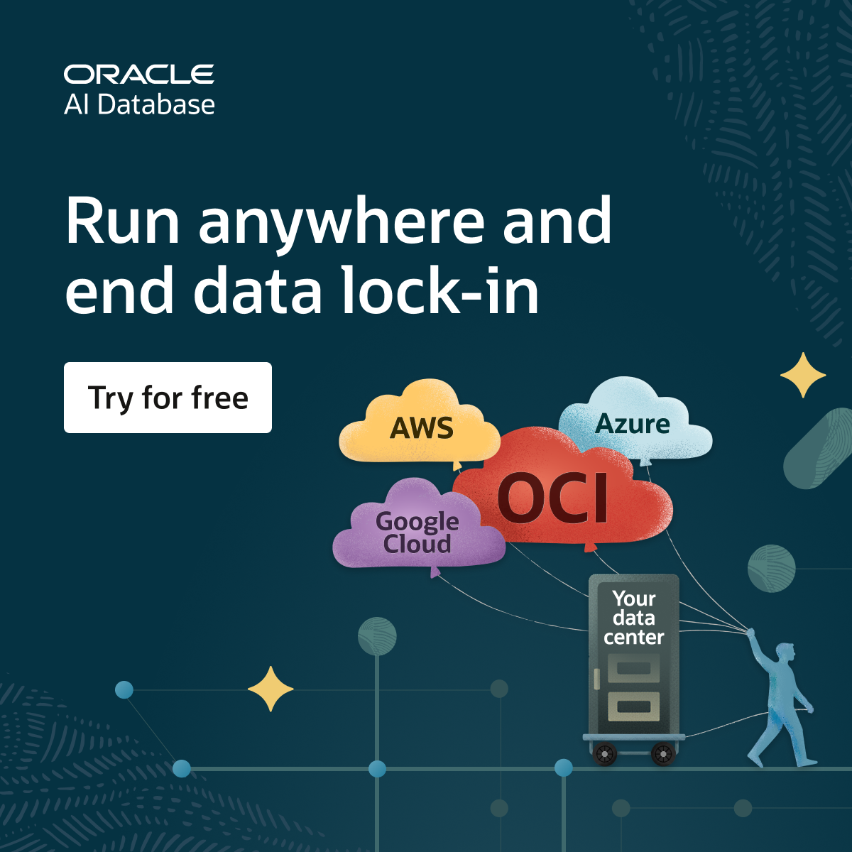 Oracle AI Database Facebook ad