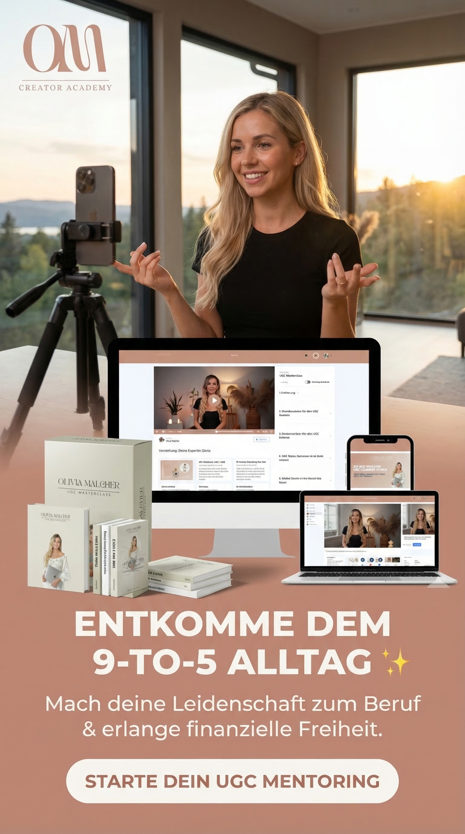 Olivia Malcher - UGC Masterclass Facebook ad