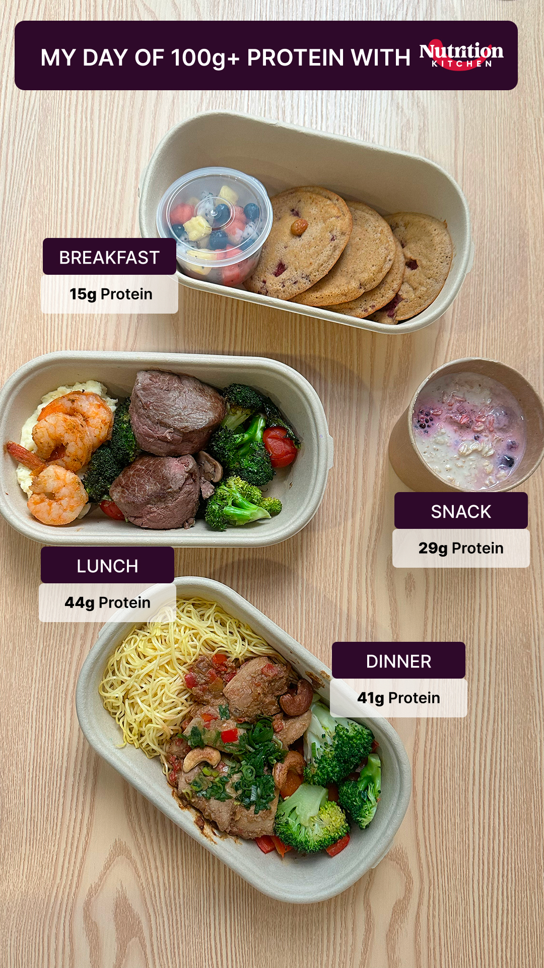 Nutrition Kitchen Facebook ad: Get NK & Live Better