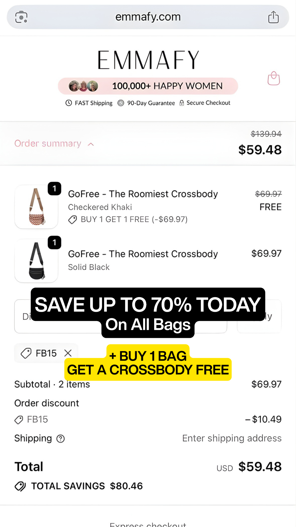 Emmafy Facebook ad