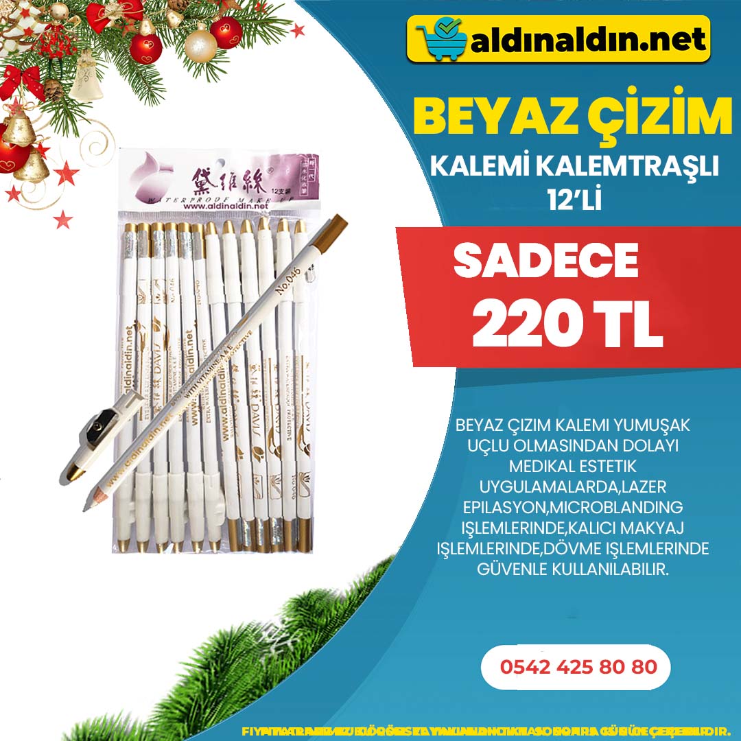 aldinaldin.net Facebook ad: Beyaz çizim kalemi yumuşak uçlu olmasından dolayı Medikal…