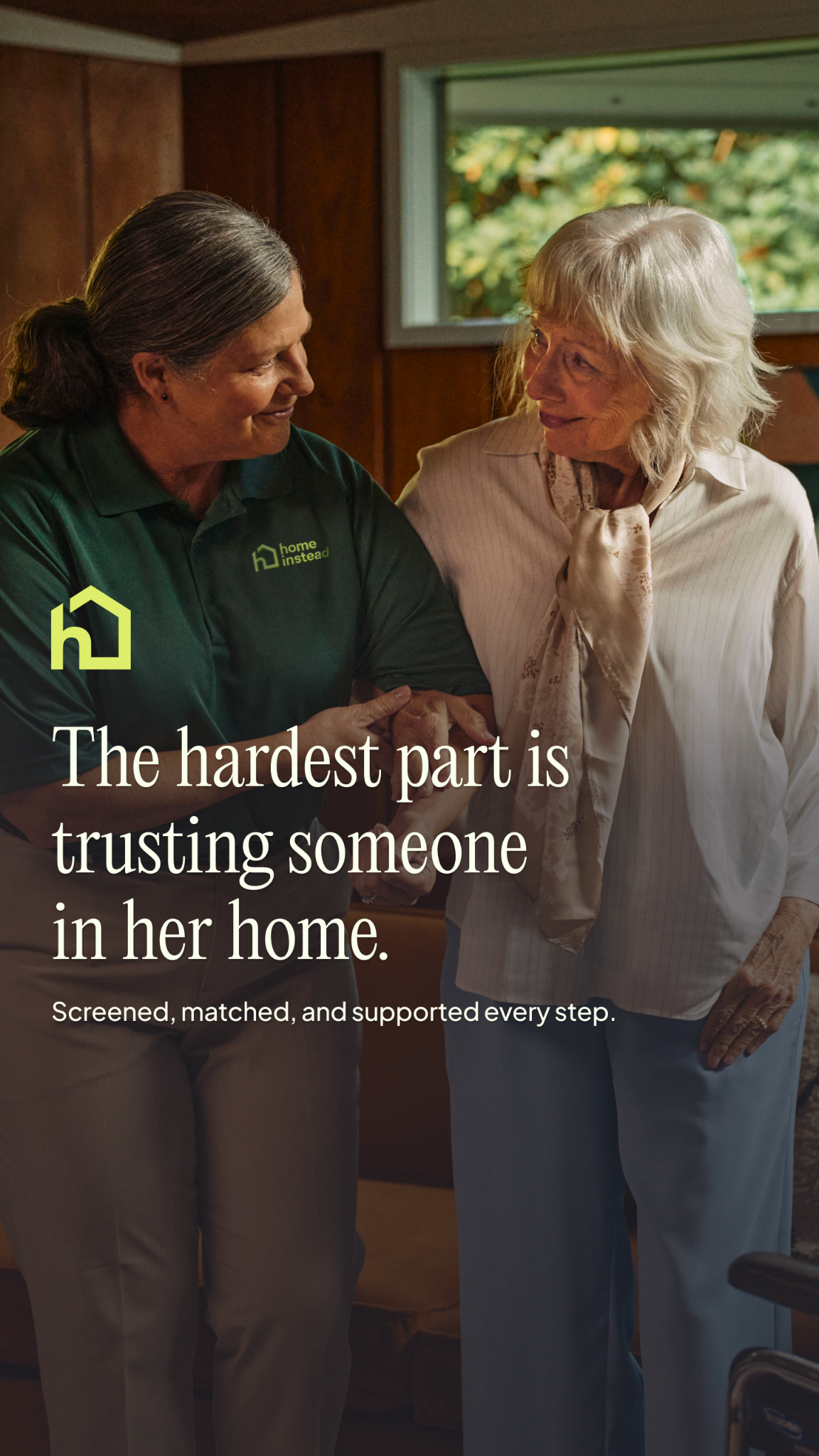 Home Instead Facebook ad: In-home Senior Care