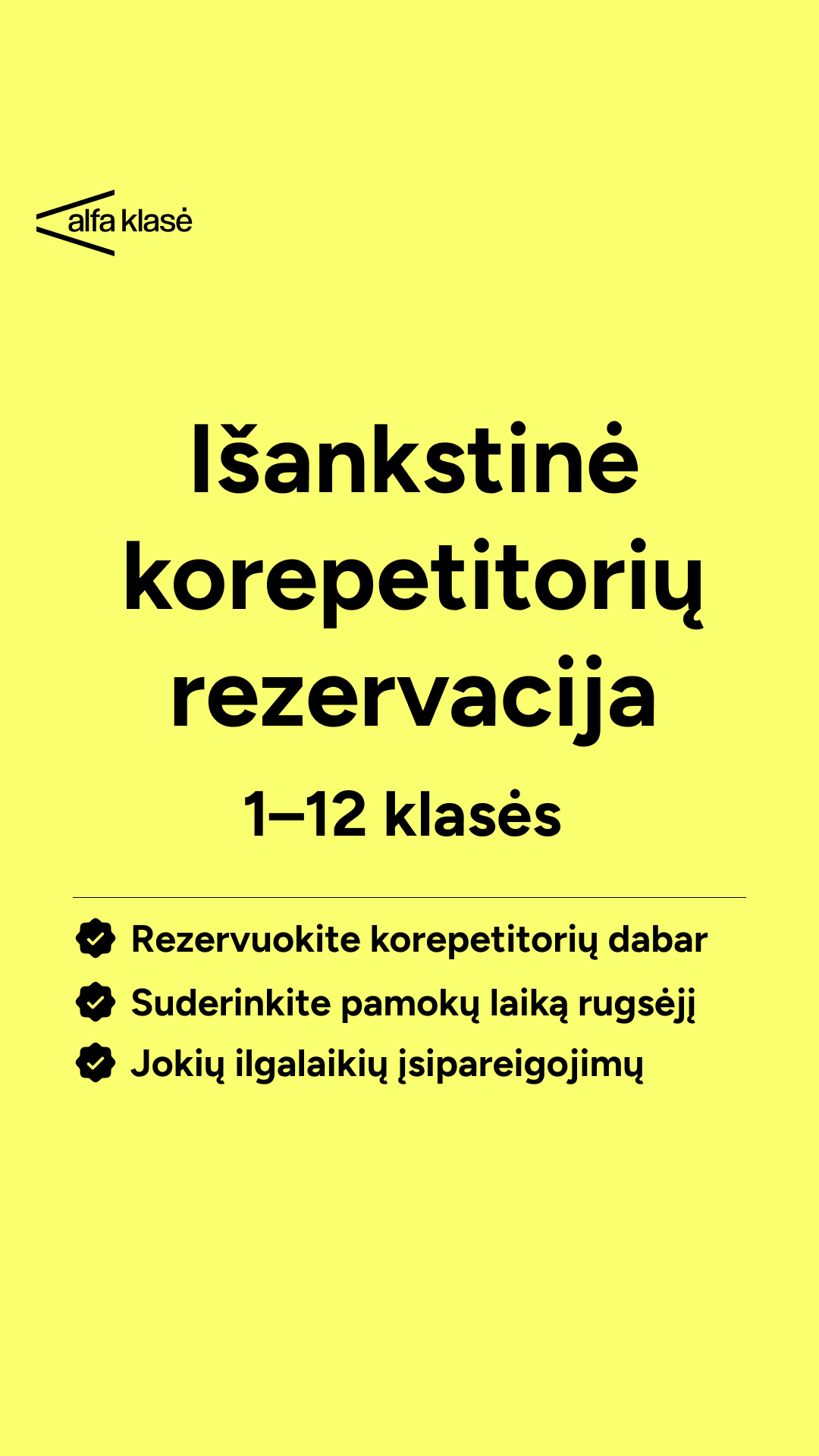 Alfa Klasė Facebook ad