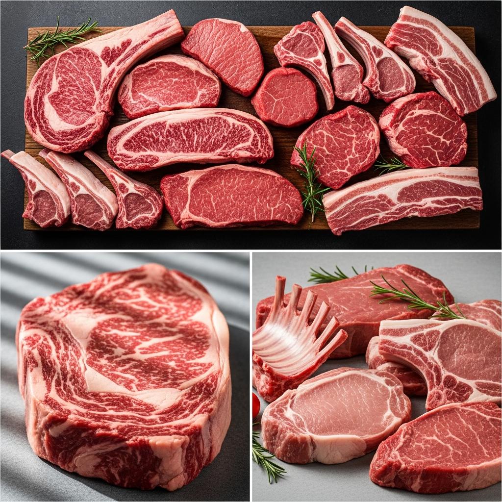 Selection Index Facebook ad: Online Meat Delivery!