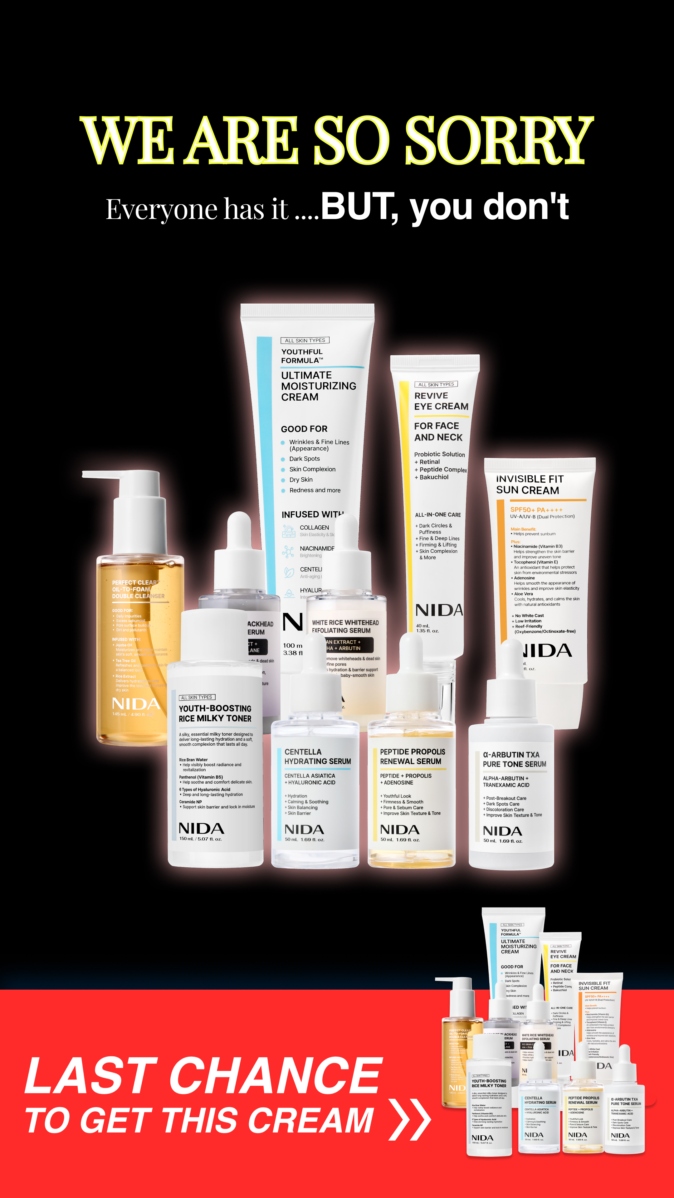 Korean Skincare 101 Facebook ad