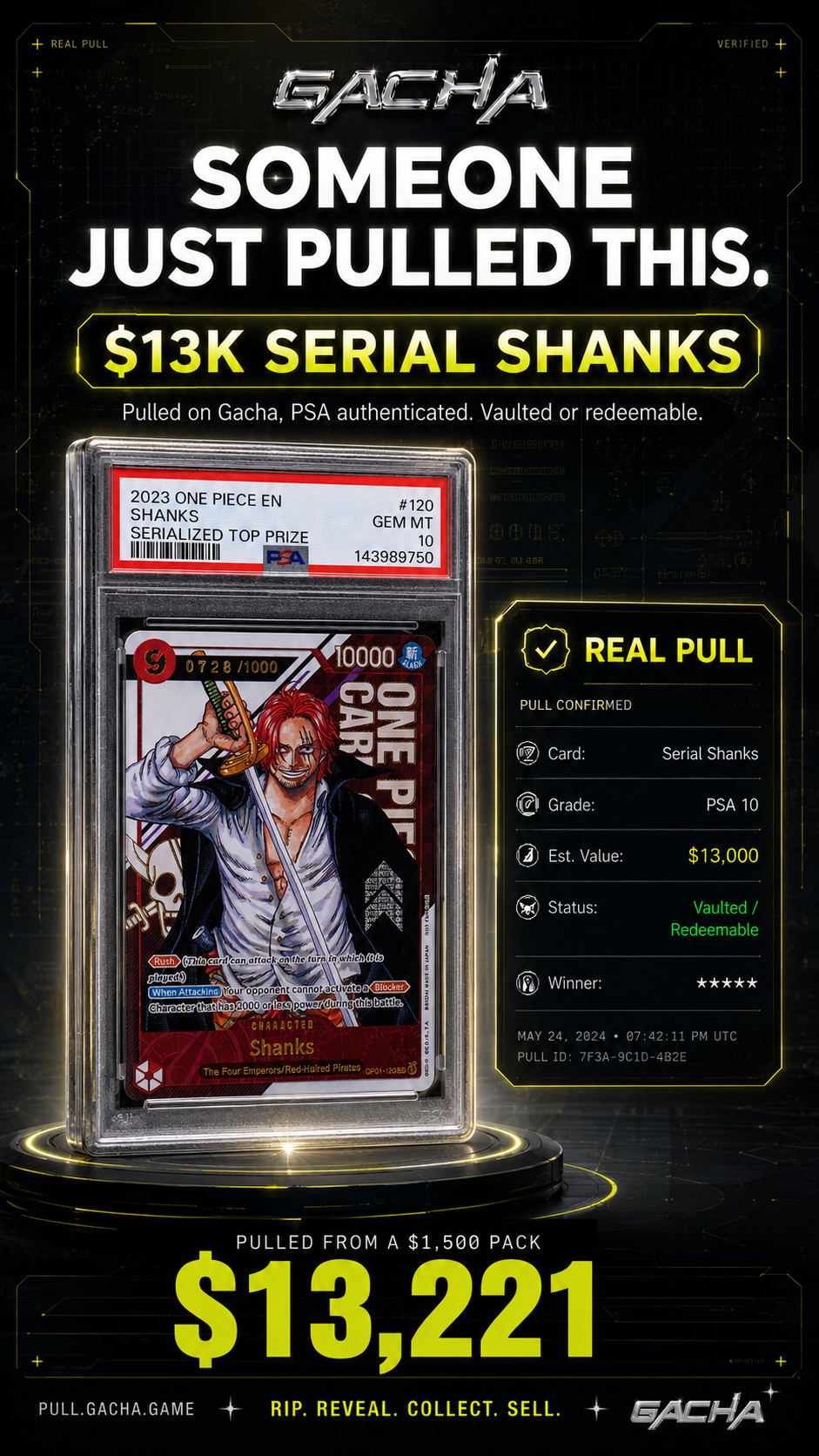 Gacha Facebook ad