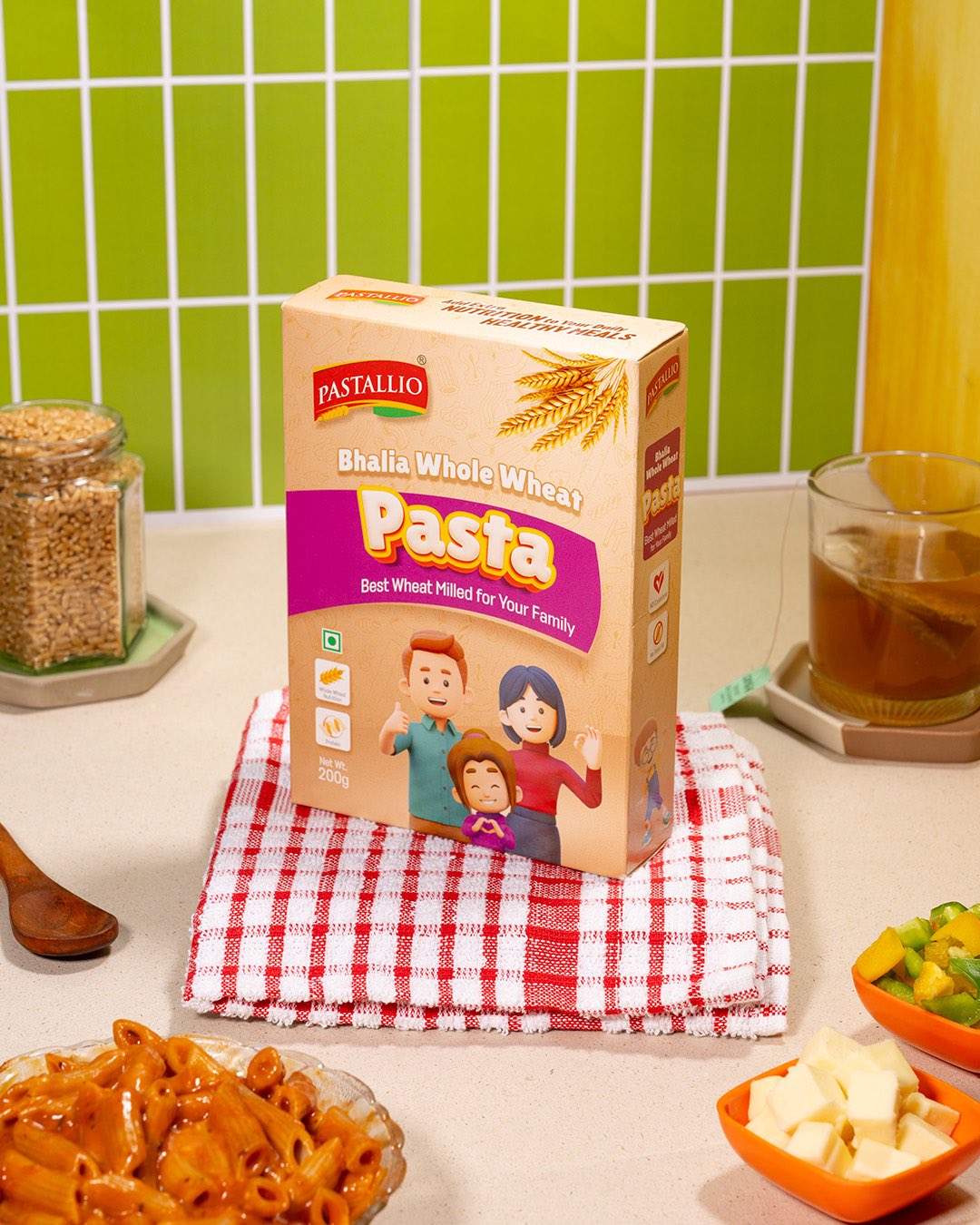 Pastallio Pasta Facebook ad: Heartily Healthy