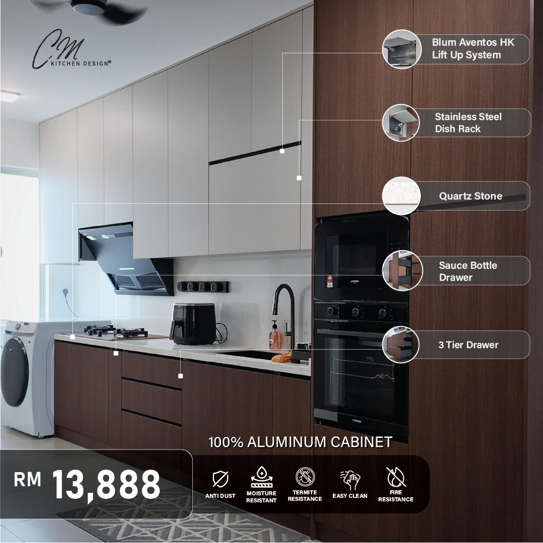 CM Kitchen Design Facebook ad: 打造你的理想厨房,从细节开始 Build Your Ideal Kitchen, Starting from the…