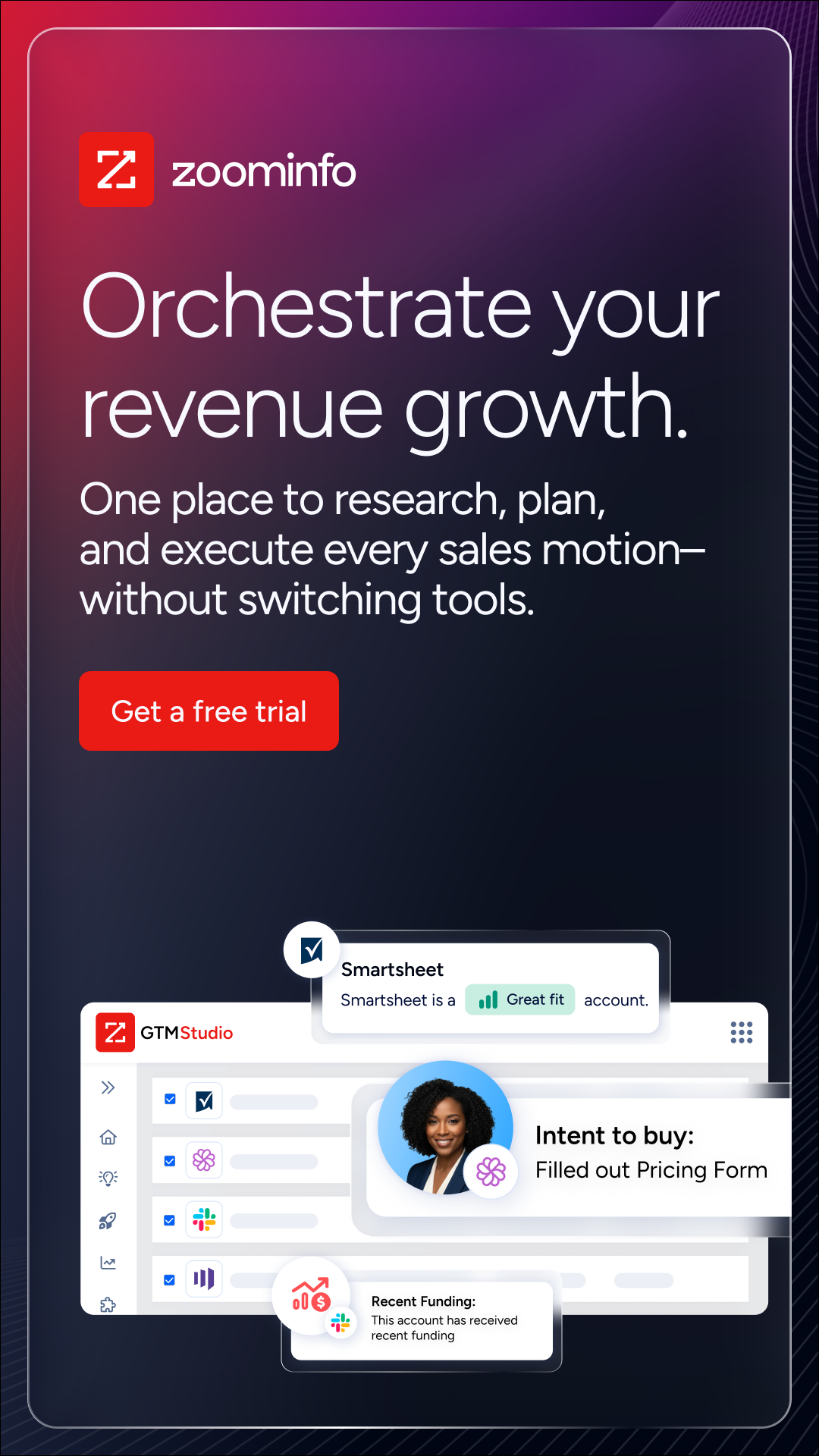 ZoomInfo Facebook ad