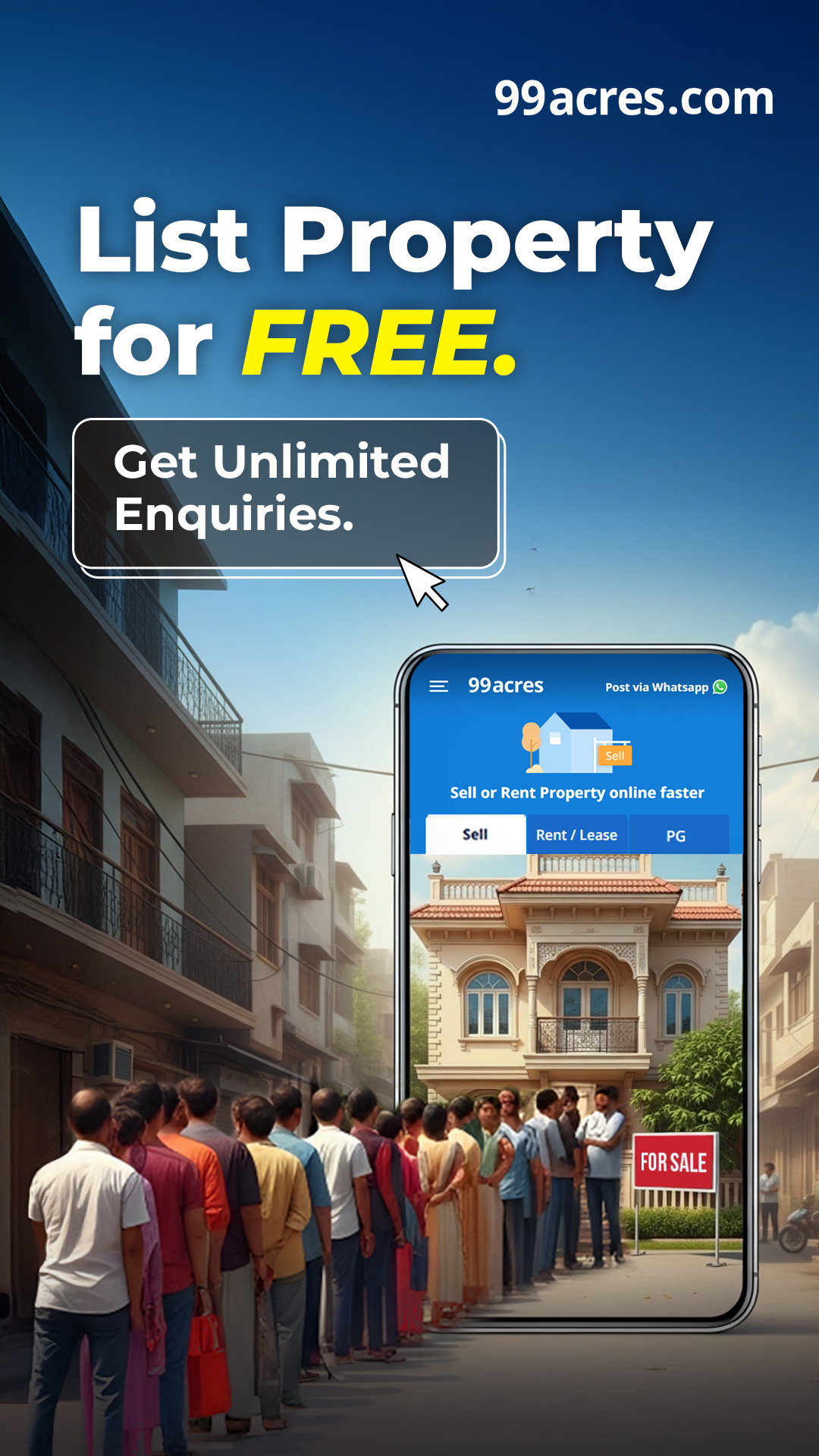 99acres Facebook ad