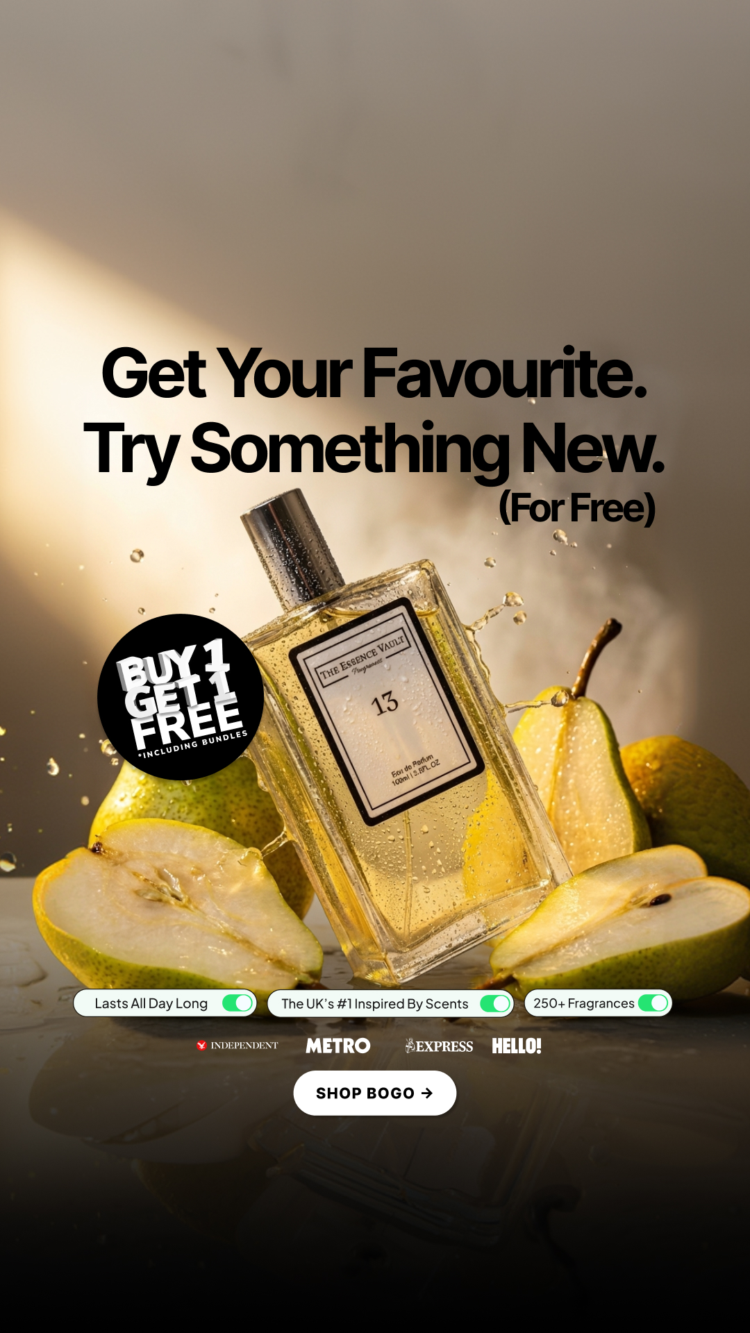 The Essence Vault Facebook ad