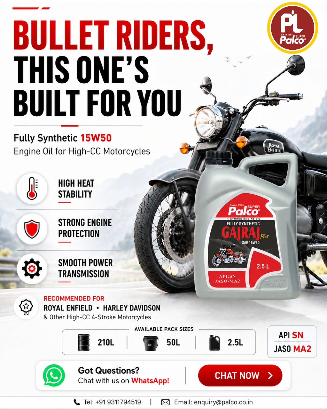 Paras Lubricants Limited - PALCO Facebook ad