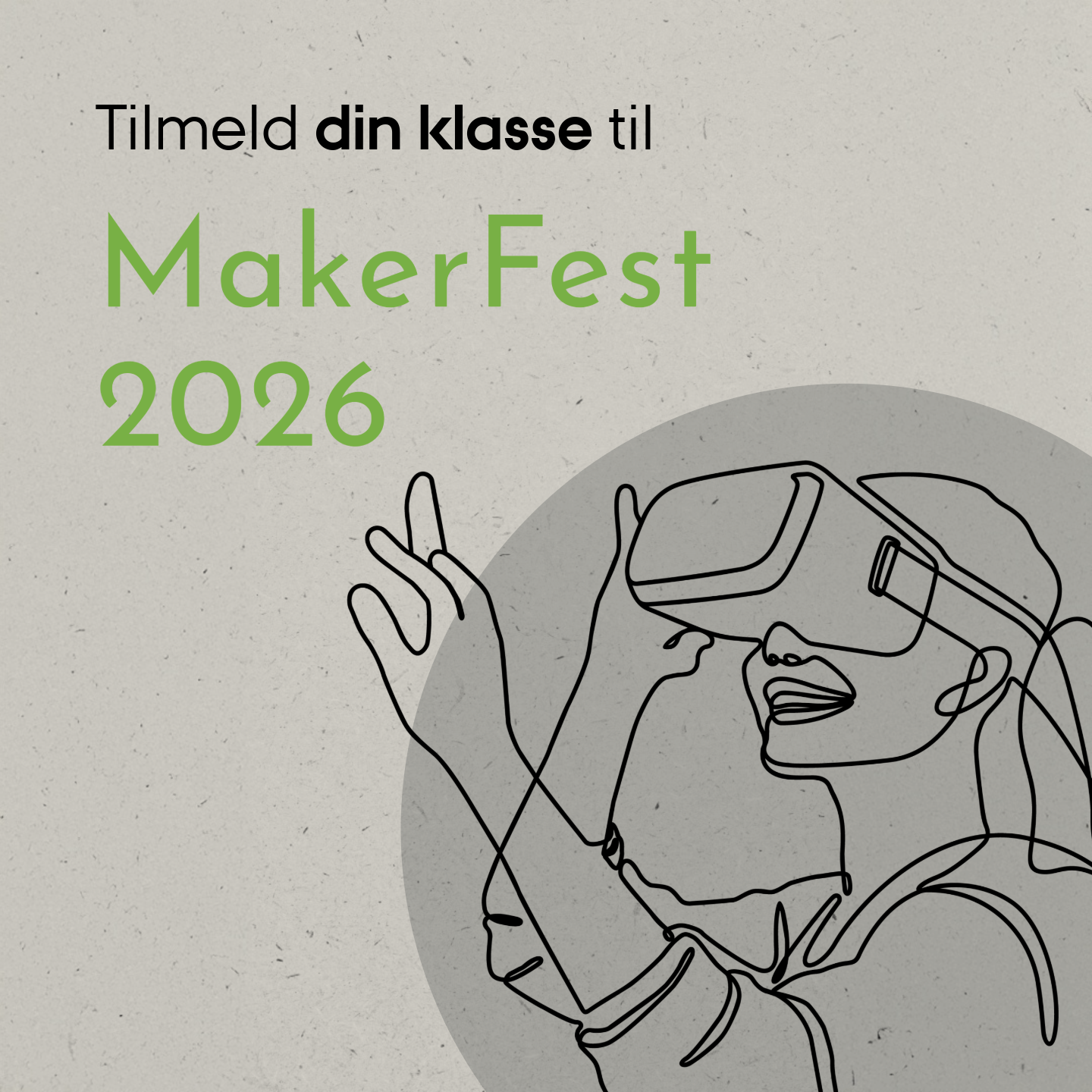 AU Herning Facebook ad: Kom med til MakerFest 2026