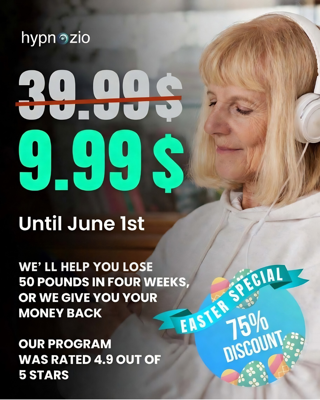 Hypnozio: power of hypnotherapy Facebook ad