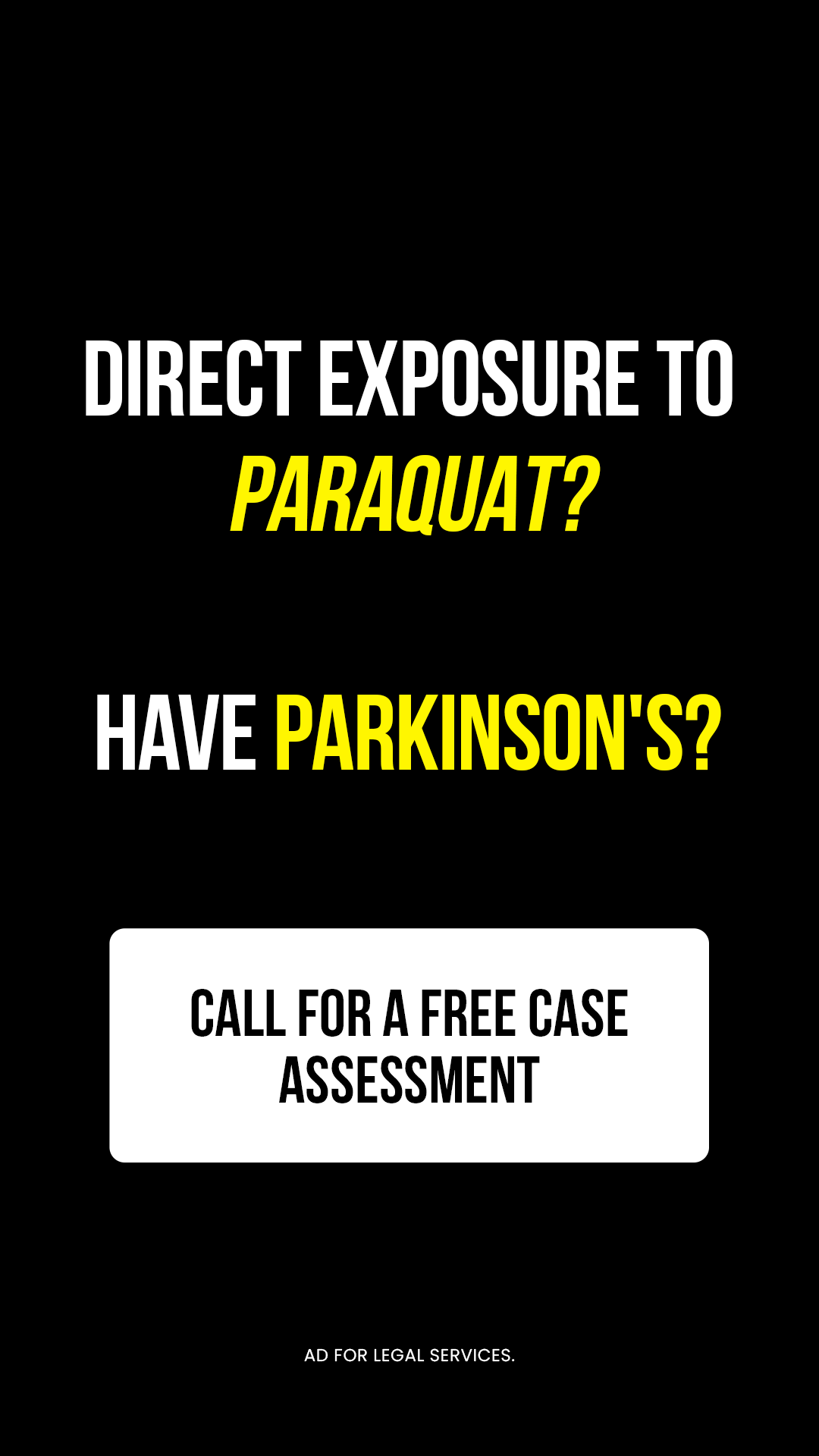 Paraquat Herbicide Lawsuit Claims Facebook ad from Mar 23, 2026