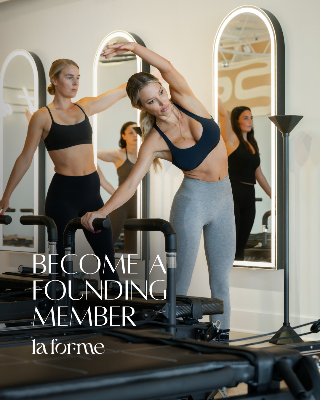 La Forme Modern Reformer Pilates Facebook ad: Be a La Forme founding member