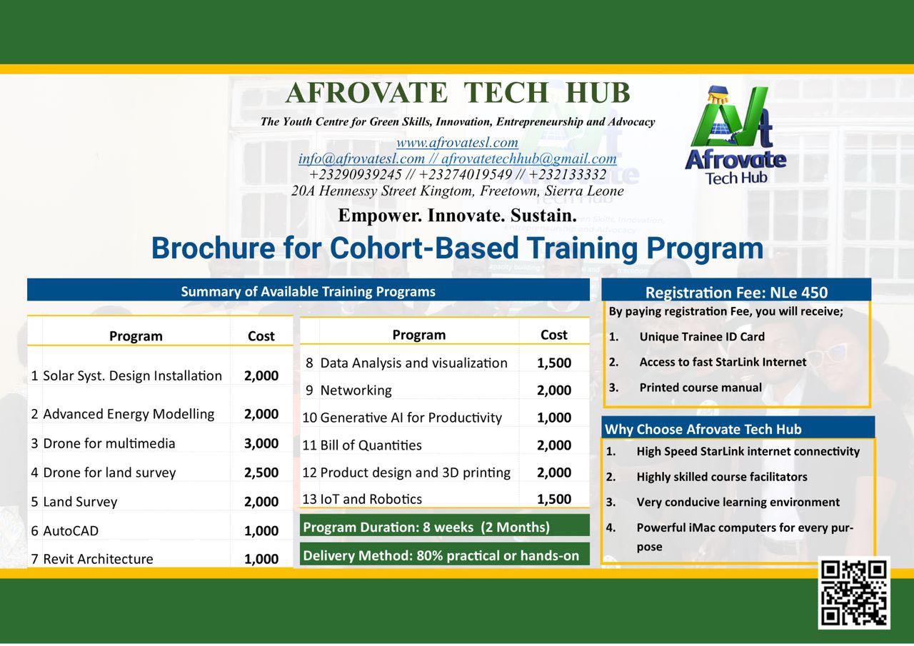 Afrovate Tech Hub Facebook ad: *Exciting News: Registration Opens for Afrivate…