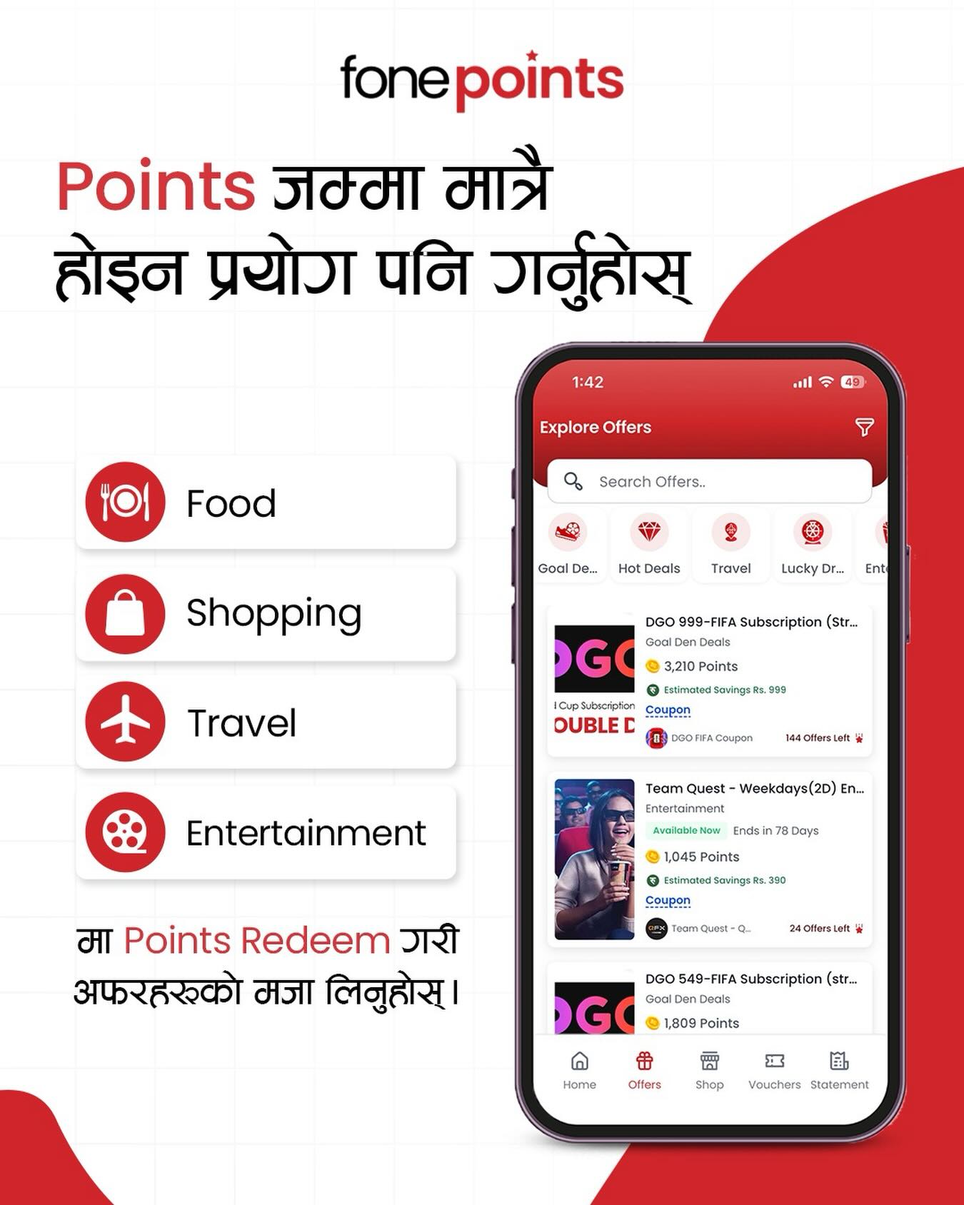 Fonepoints Facebook ad