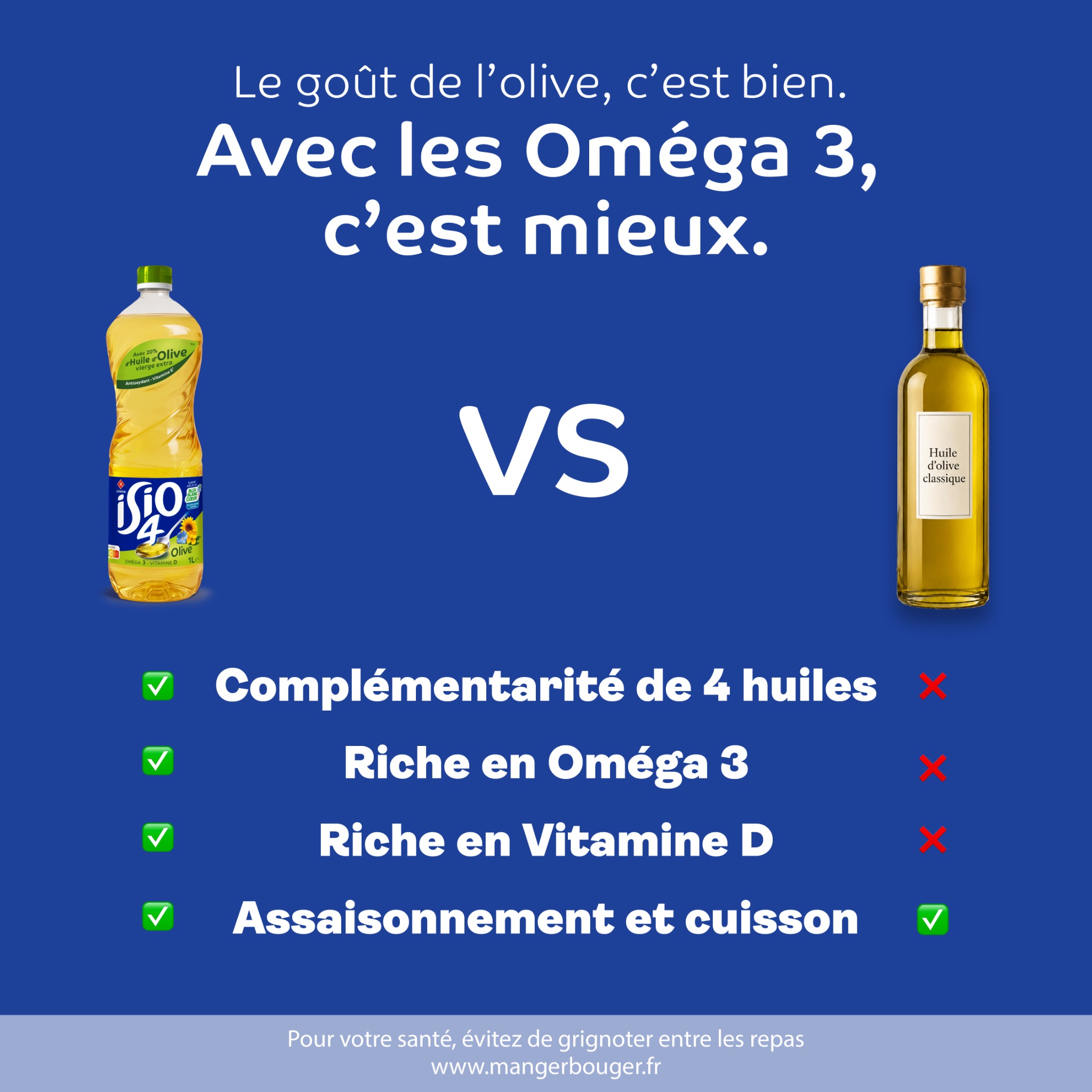 ISIO 4 Facebook ad: Huile de tournesol ISIO4