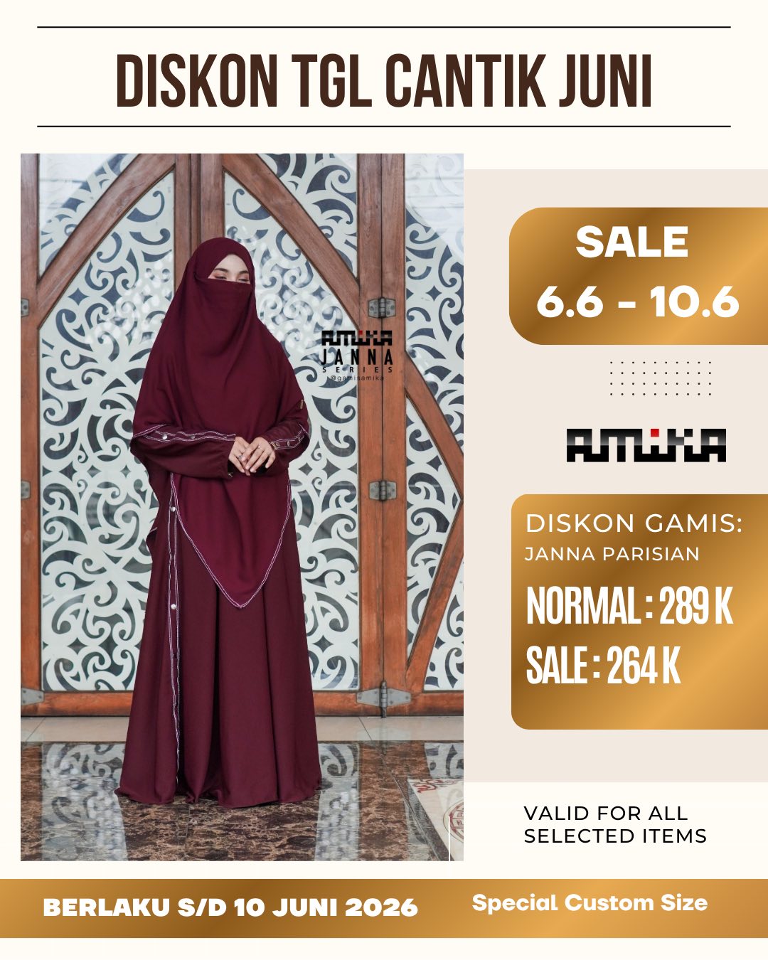 Gamis Amika Facebook ad