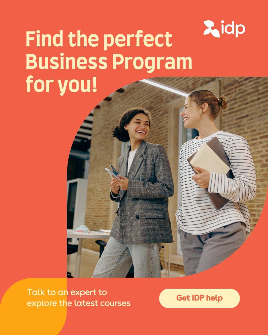 IDP Education Facebook ad from May 28, 2026