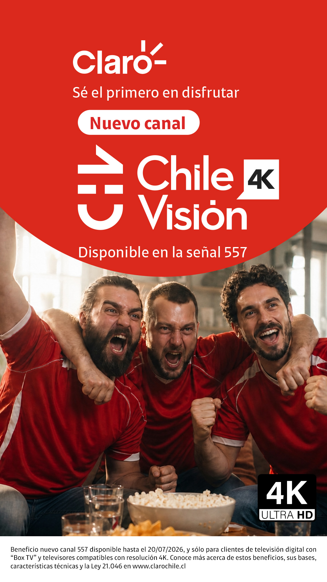 Claro Chile Facebook ad from Jun 11, 2026