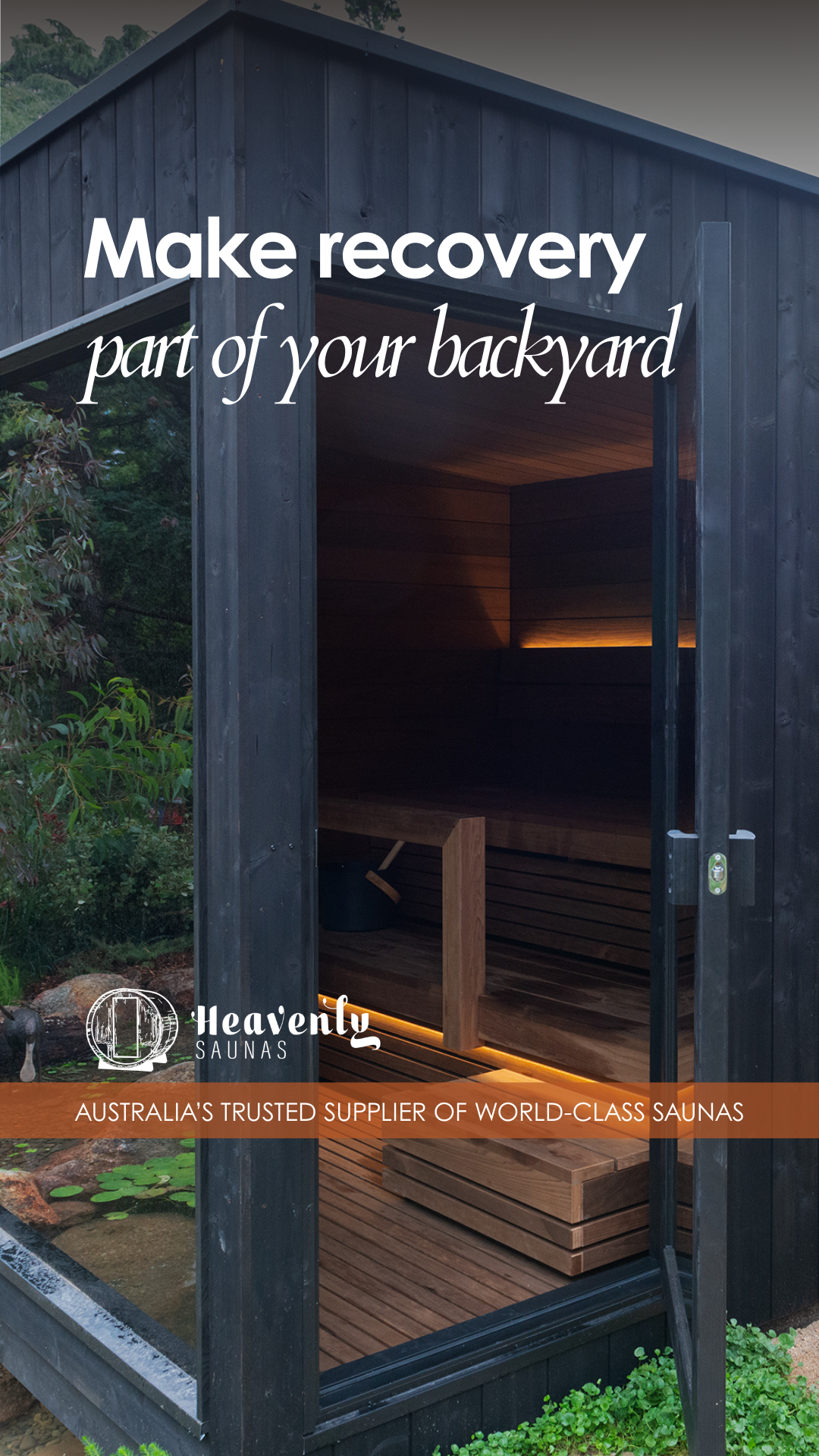 Heavenly Saunas Australia Facebook ad