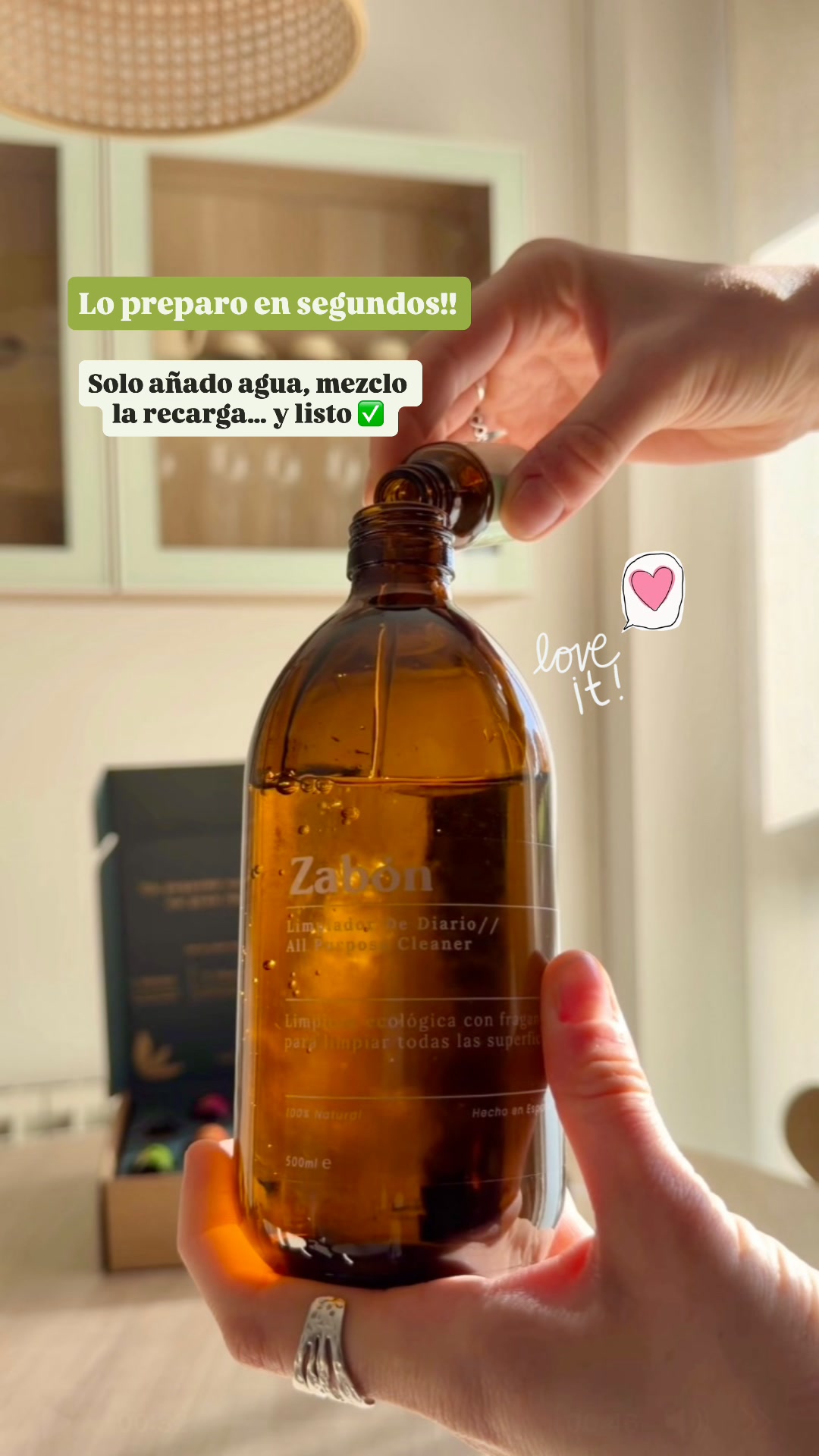 Zabon Facebook ad: Encontré el mejor limpiador natural de España
