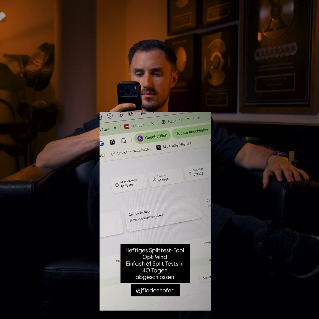 Optimind Facebook ad: Mehr Conversions. Gleicher Adspend.