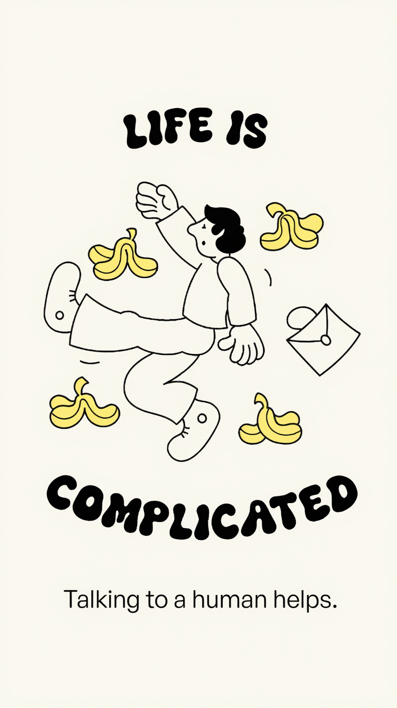 complicated.life Facebook ad