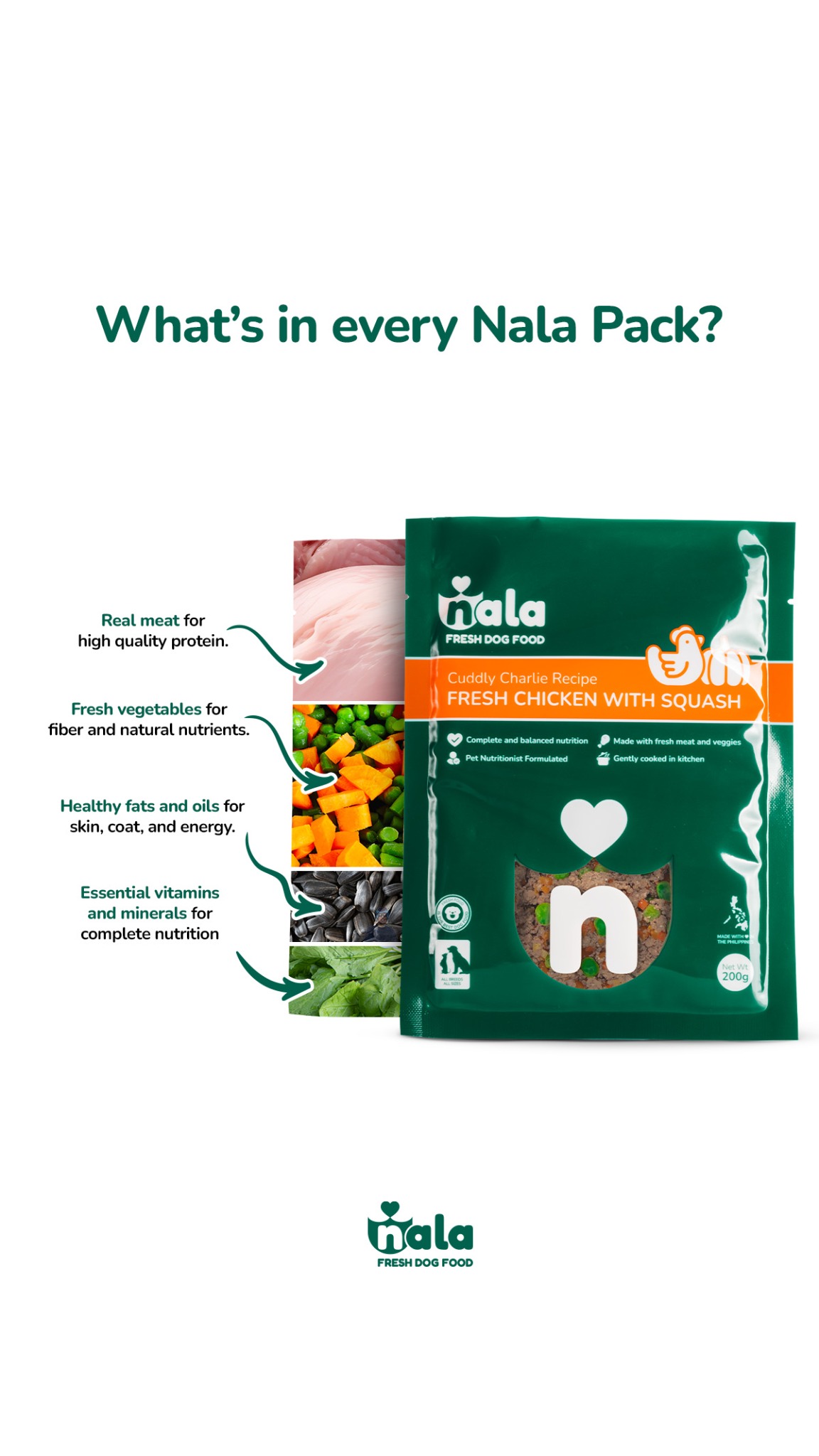Nala Fresh Dog Food Facebook ad from May 18, 2026