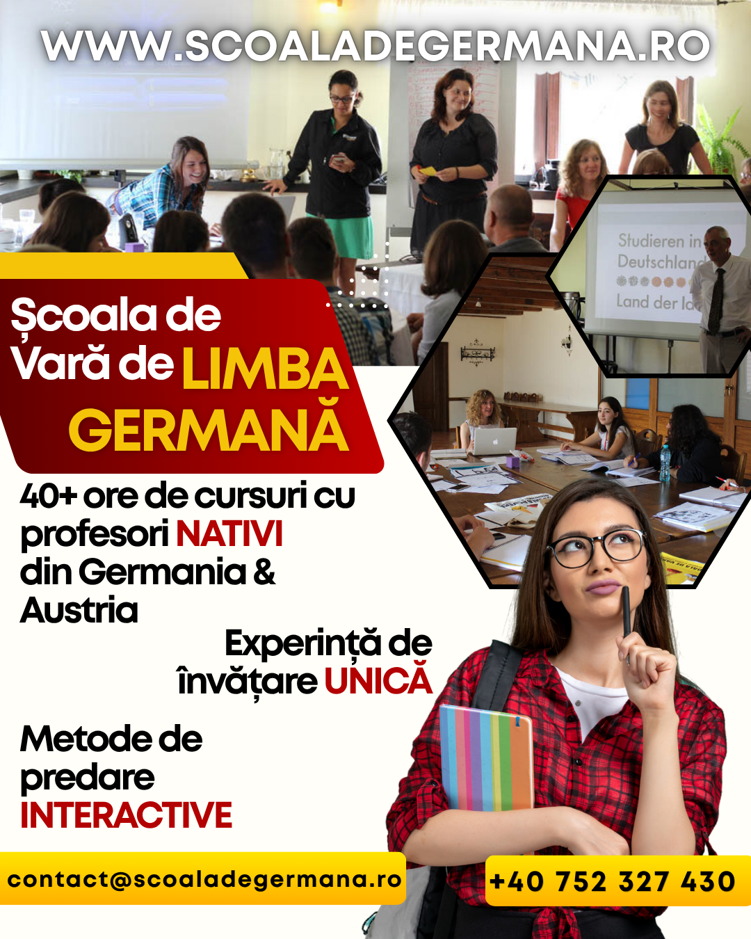 Scoala de Germana Facebook ad
