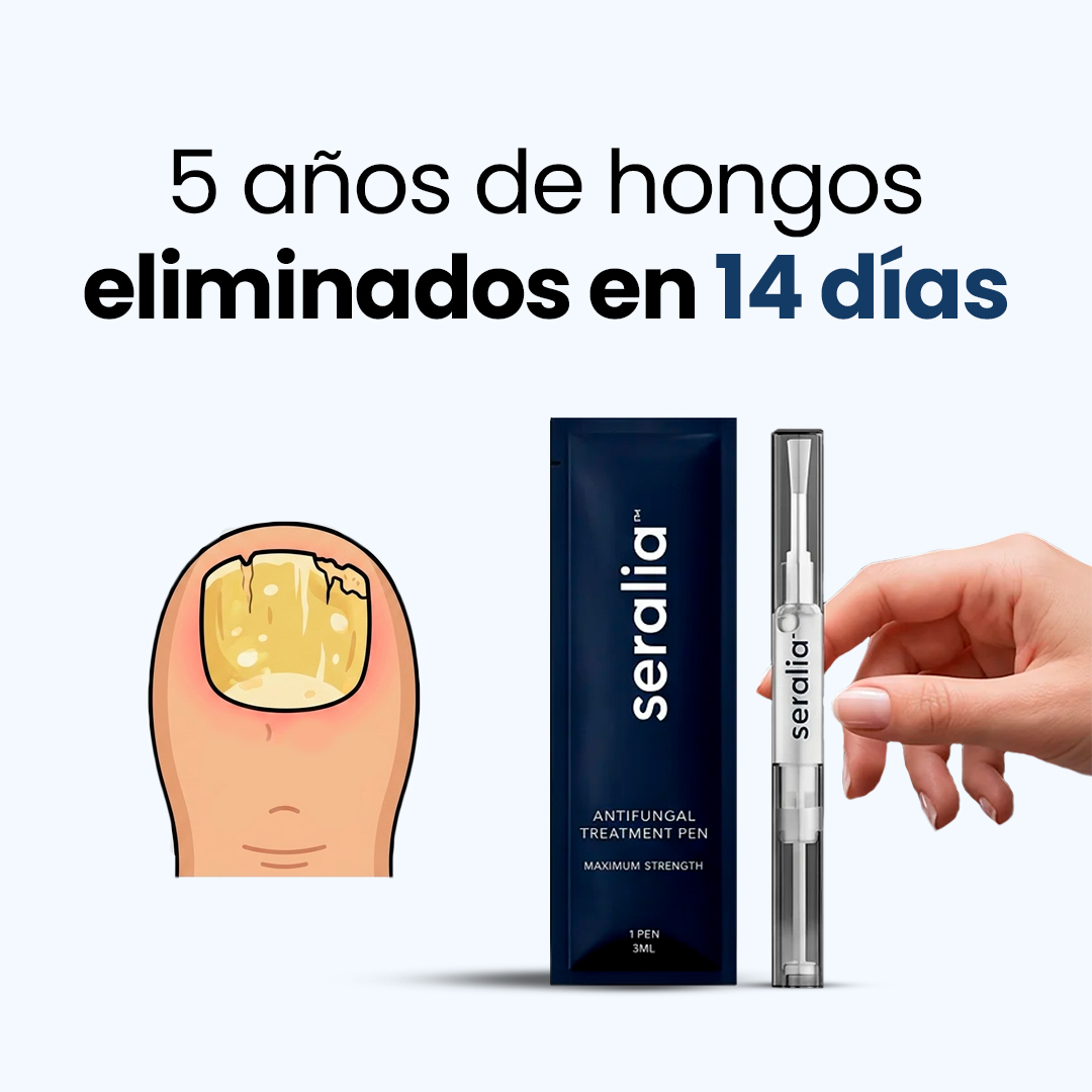 Seralia Facebook ad: Elimina hongos rápidamente