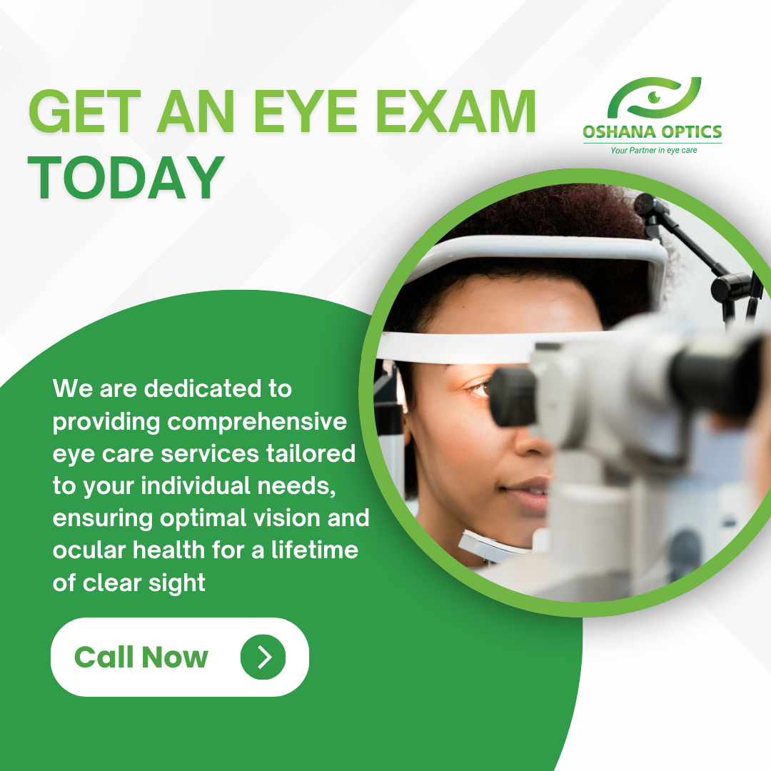 Oshana Optics Facebook ad: Eye Test in Oshakati, Outapi, Ondangwa, & Eenhana