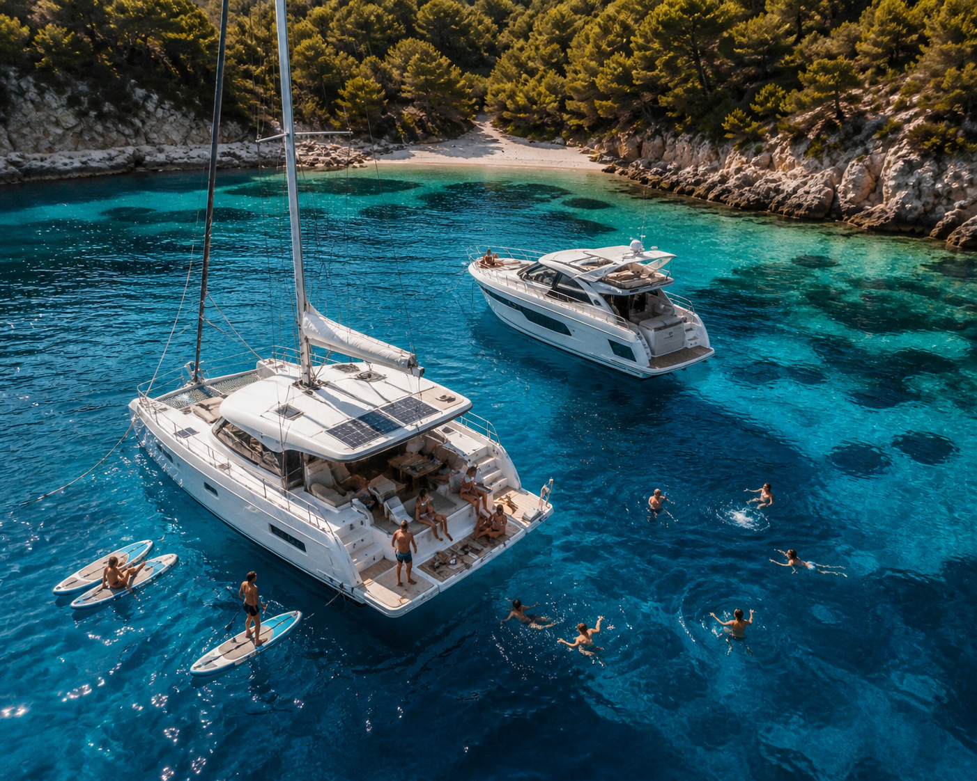 Zen Yachting Facebook ad: Private Yacht Experience