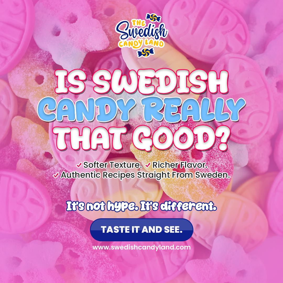 Swedish Candy Land Facebook ad